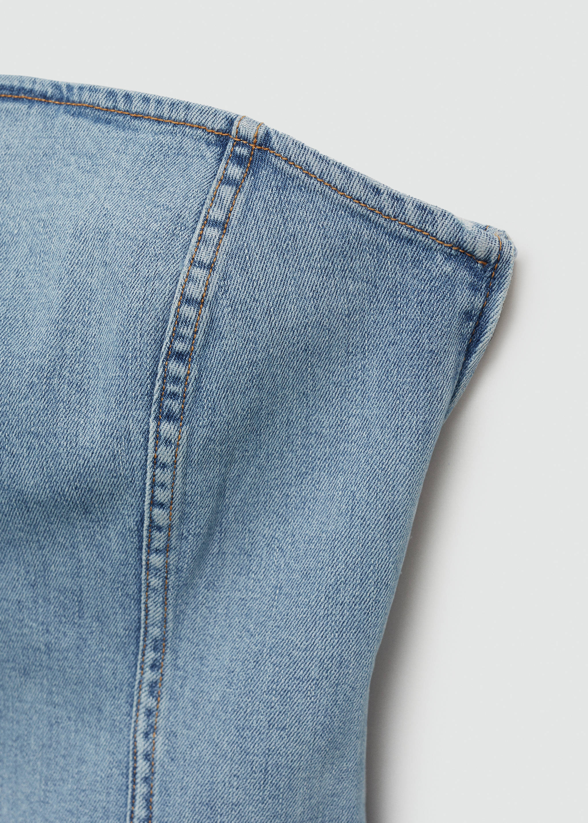 Schulterfreies Jeans-Top - Detail des Artikels 8