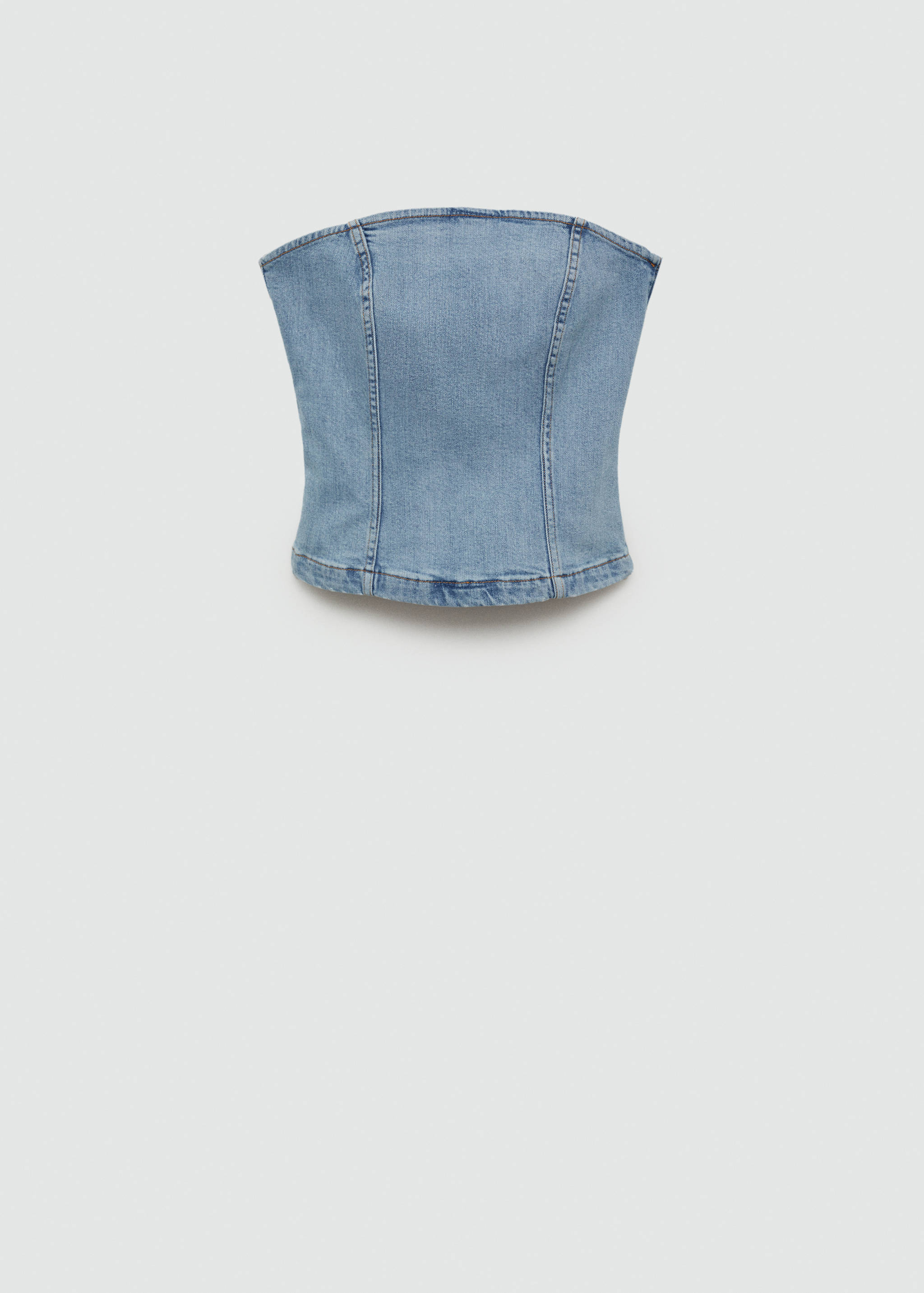 Schulterfreies Jeans-Top - Artikel ohne Model