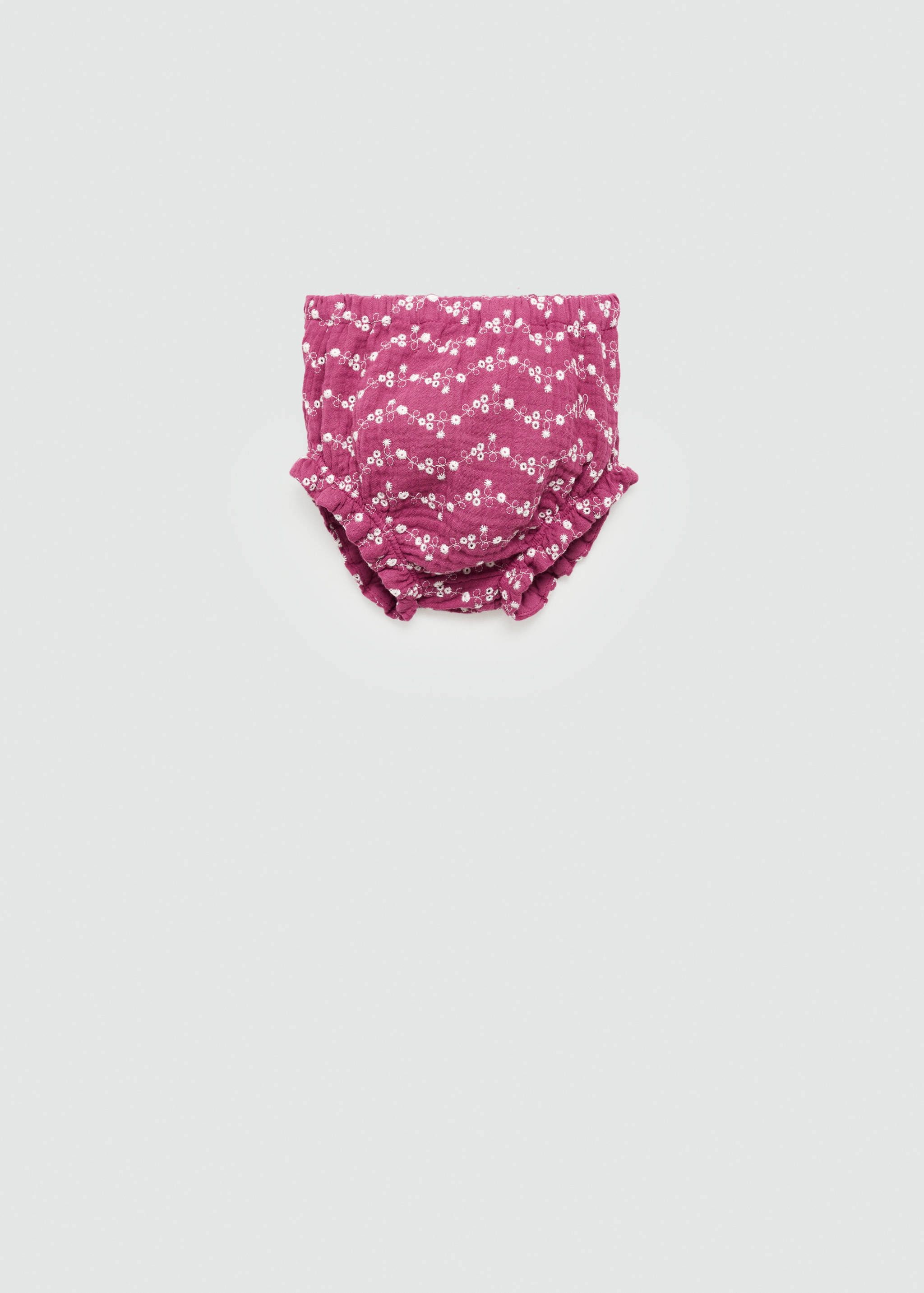 Shorts mit Blumenstickerei - Artikel ohne Model