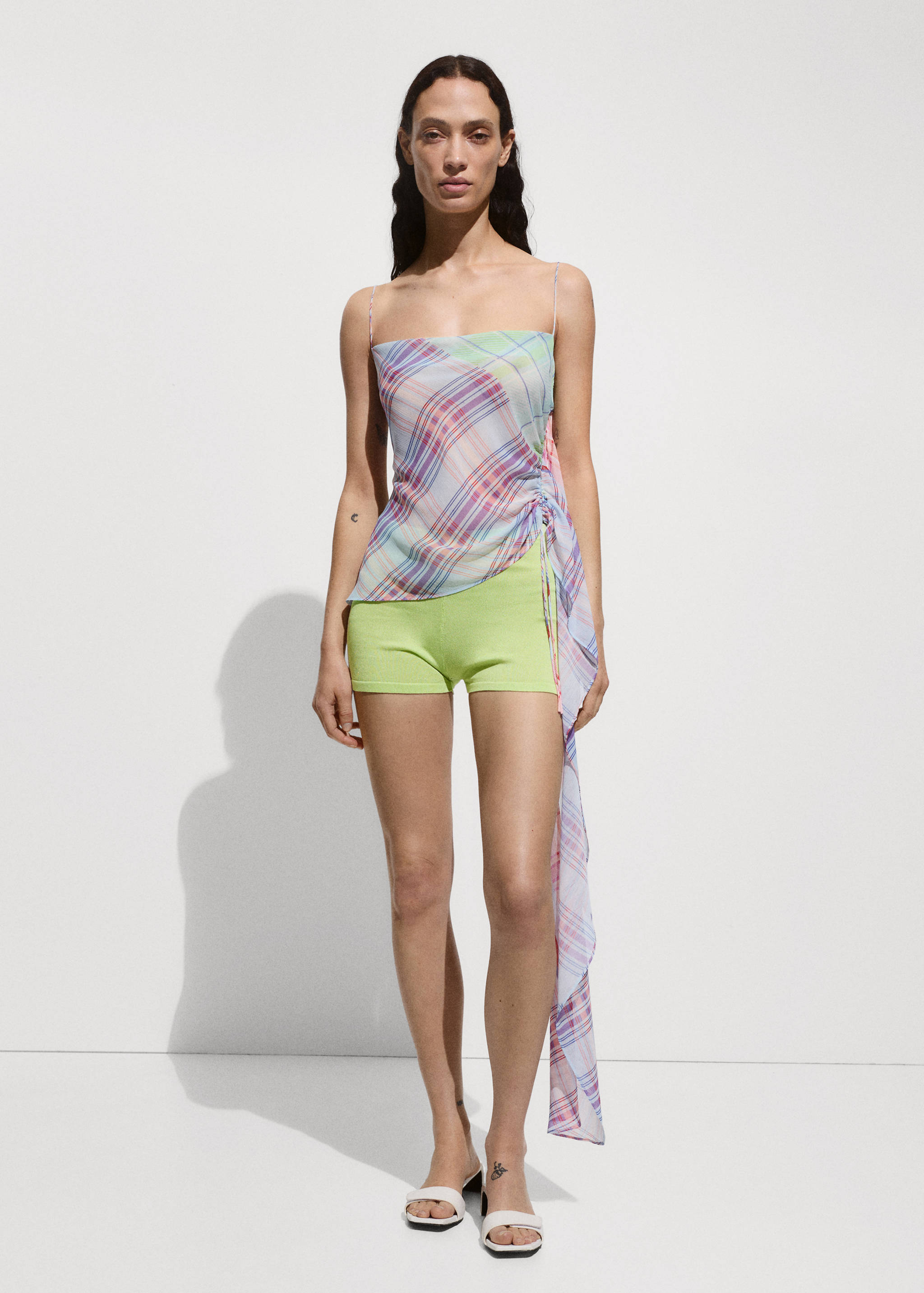 Skinny-Strickshorts - Allgemeine Ansicht