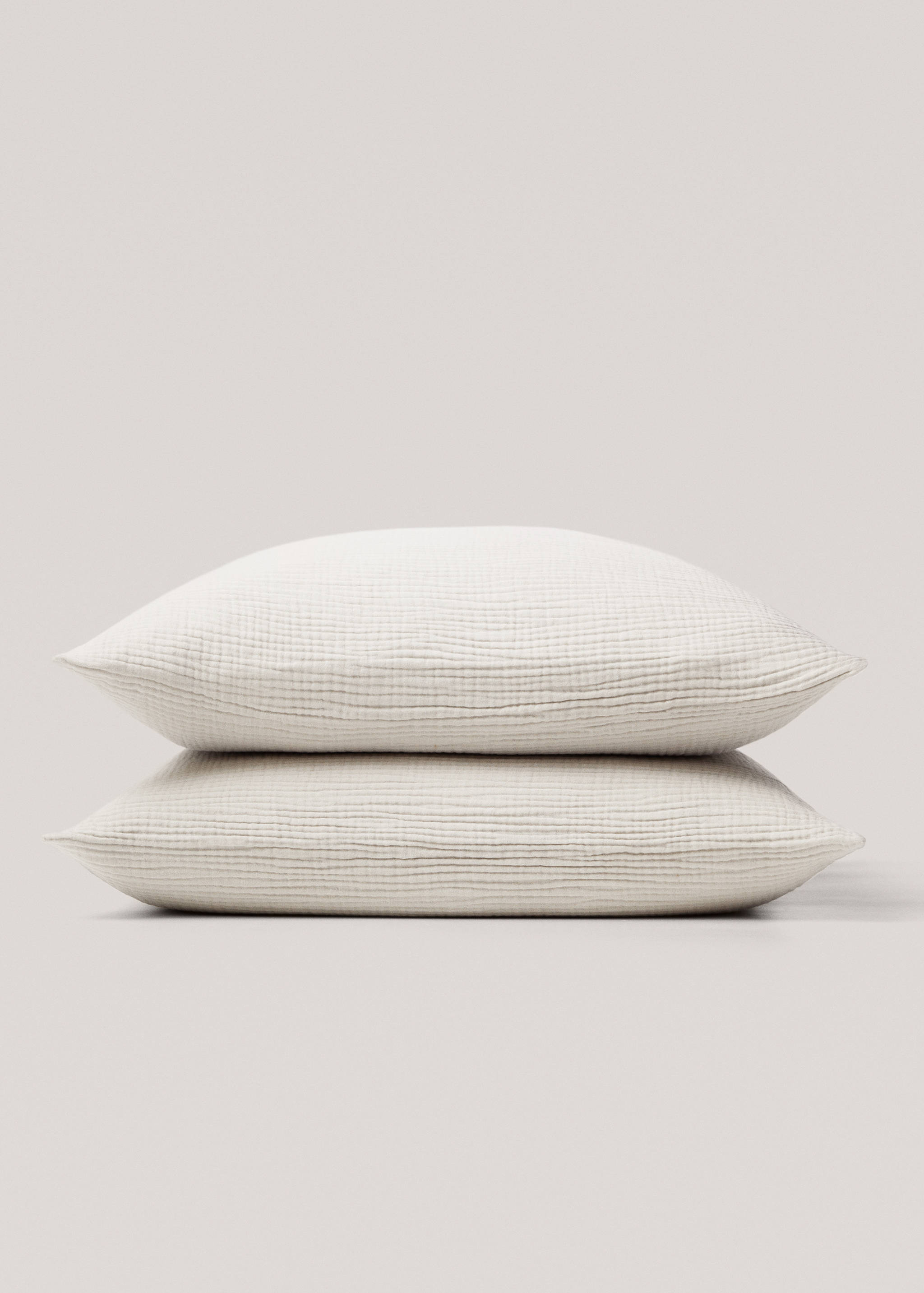 Cotton gauze pillowcase 60x60cm - Details of the article 1