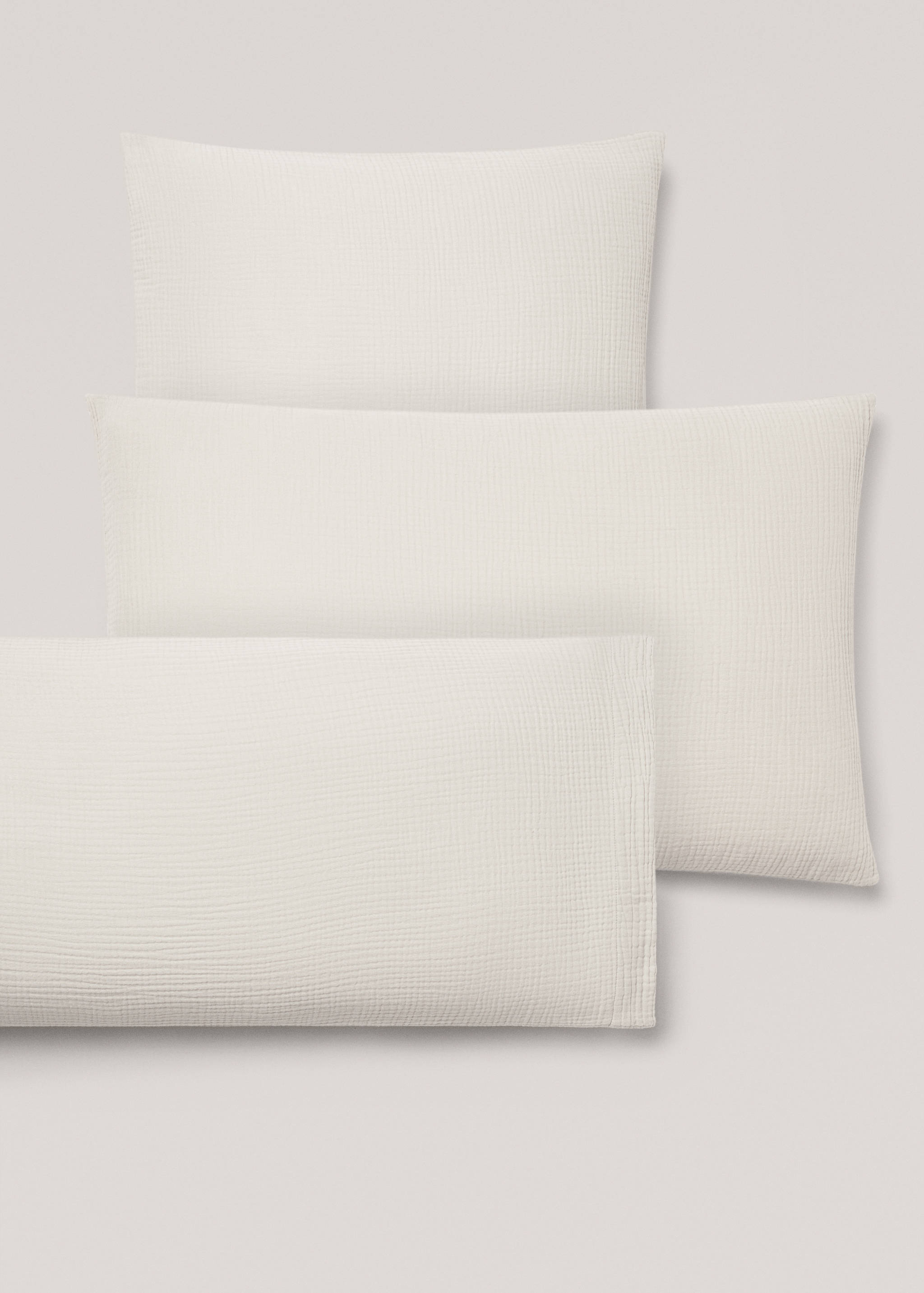 Cotton gauze pillowcase 60x60cm - Details of the article 4