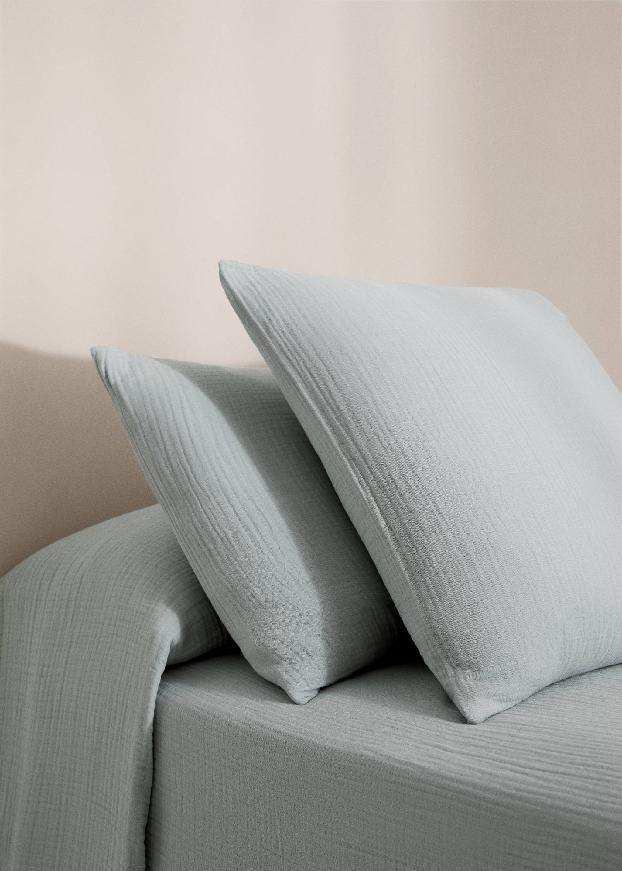 Funda de almohada gasa algodón 60x60cm - Plano general