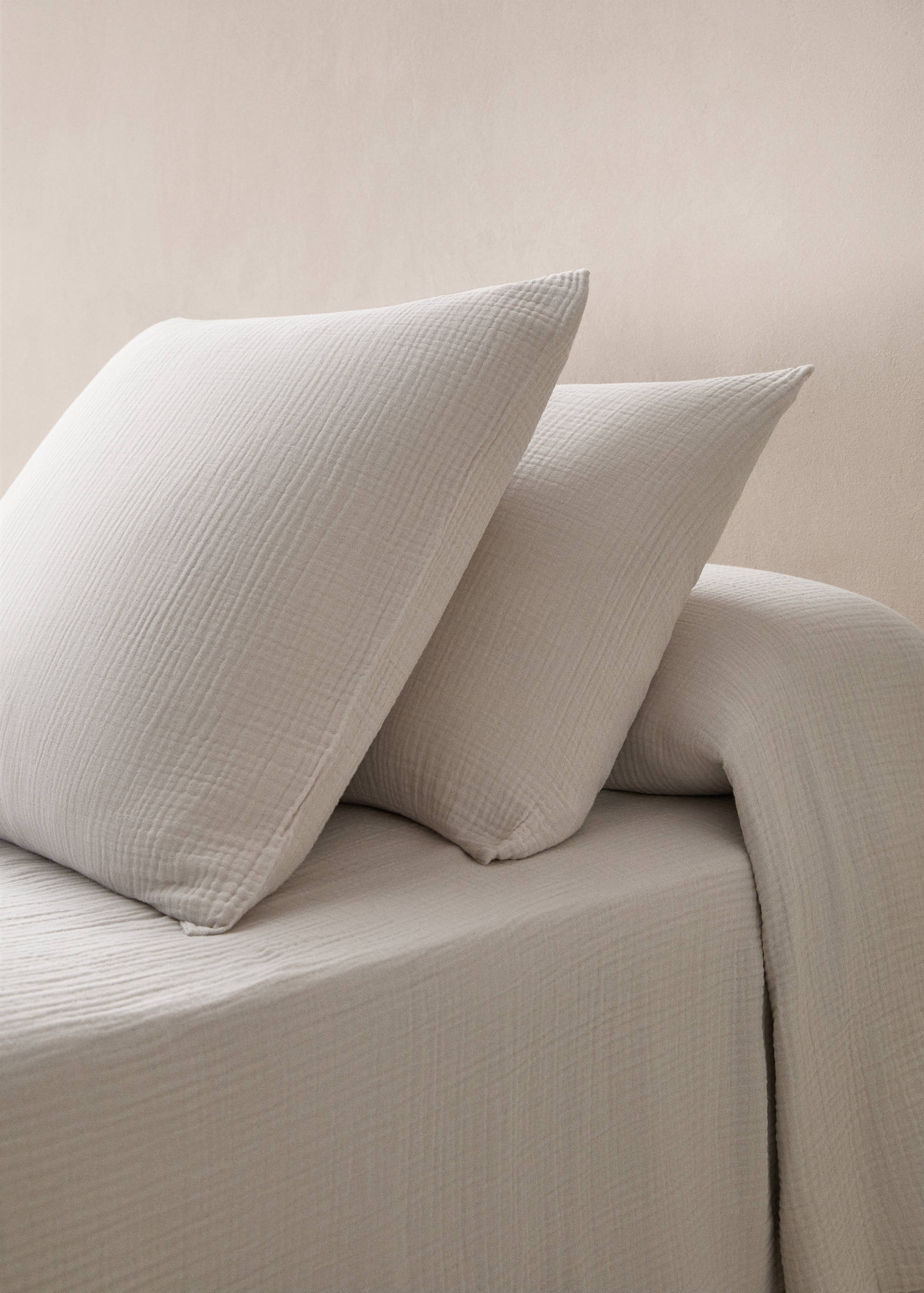 Cotton gauze pillowcase 60x60cm - General plane