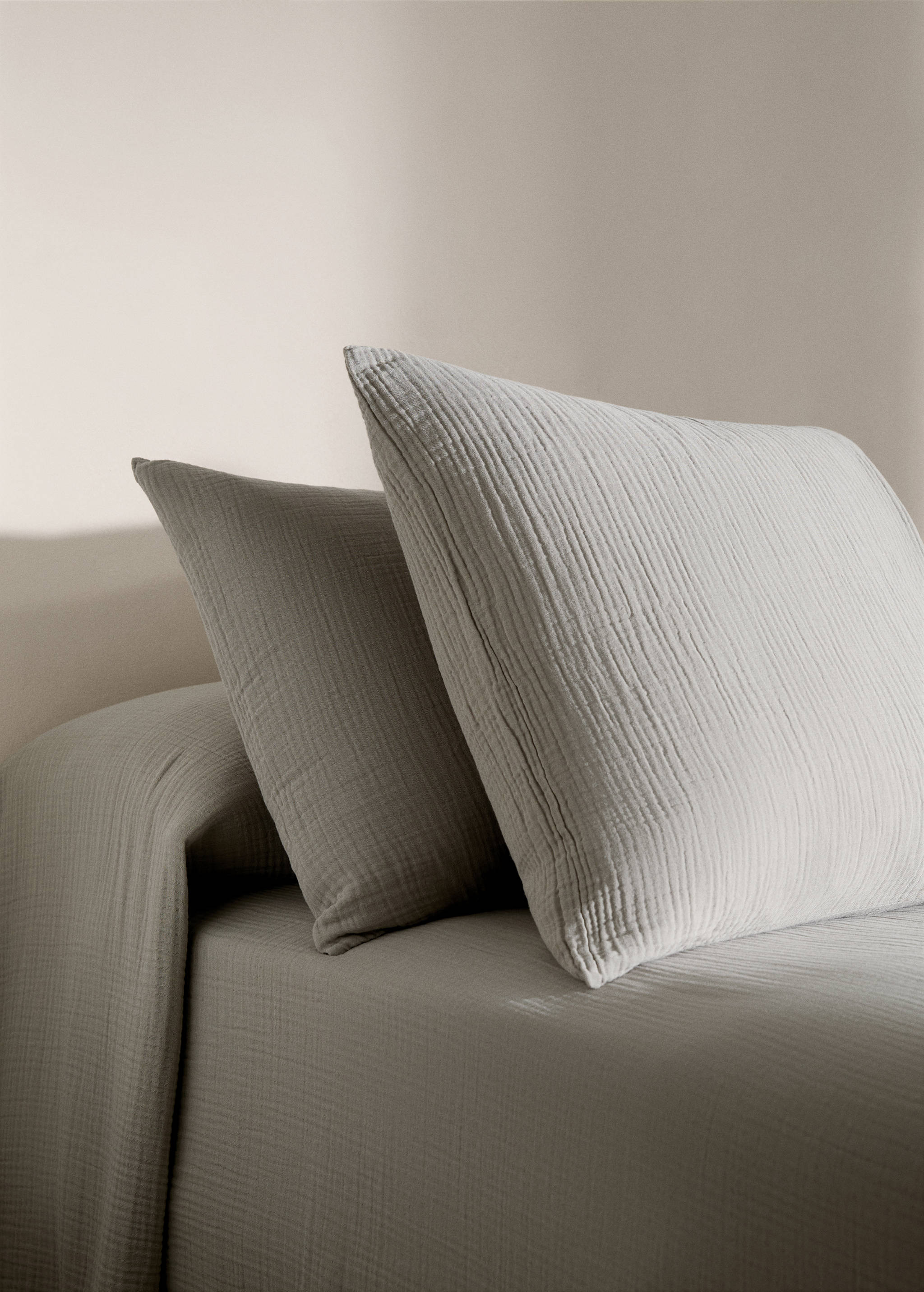 Cotton gauze pillowcase 60x60cm - General plane