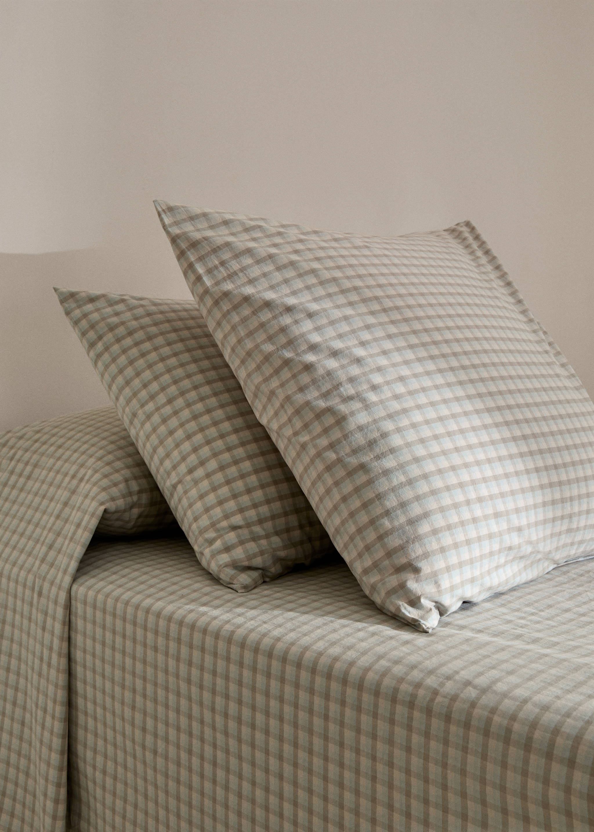 Vichy square pillowcase 60x60cm - General plane