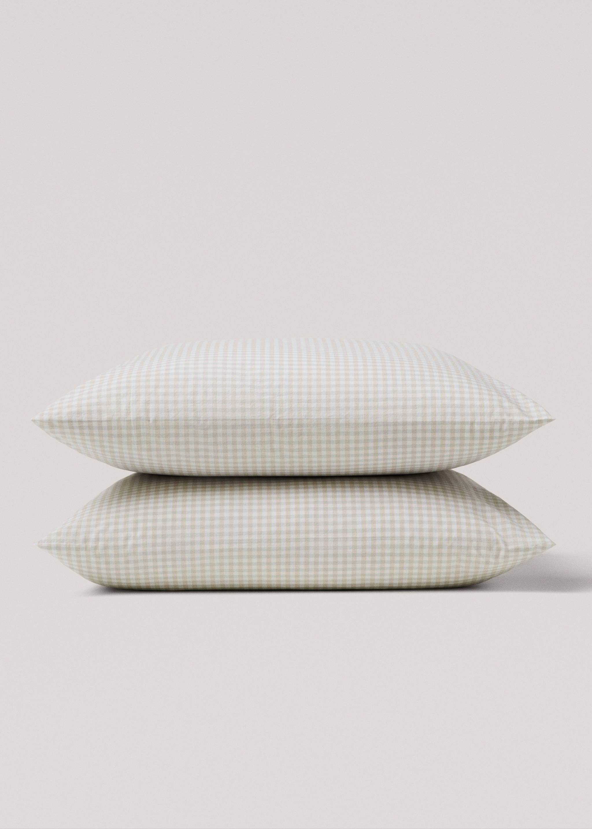 Vichy square pillowcase 60x60cm - Details of the article 3