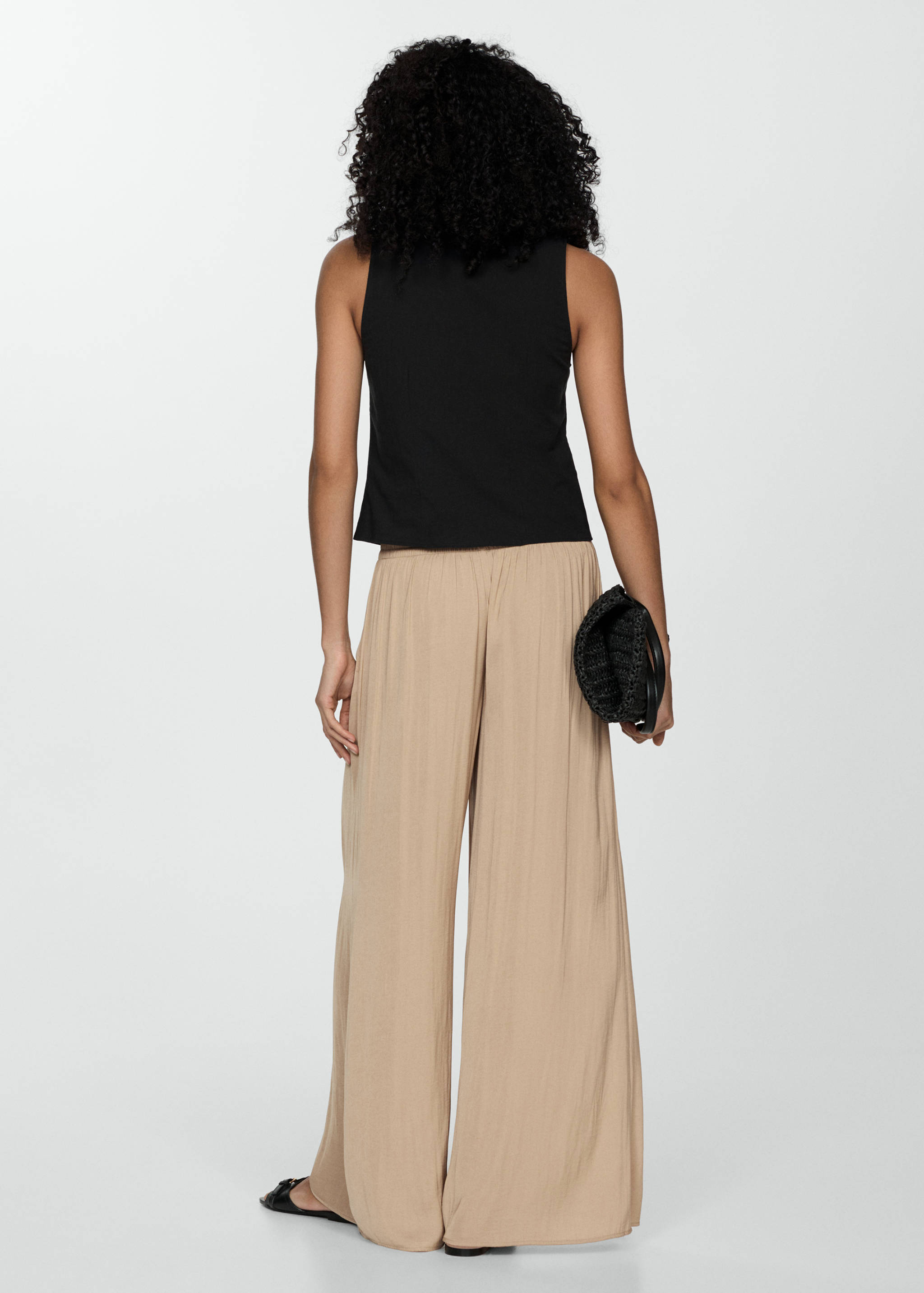 Pantalón fluido wide leg - Reverso del artículo