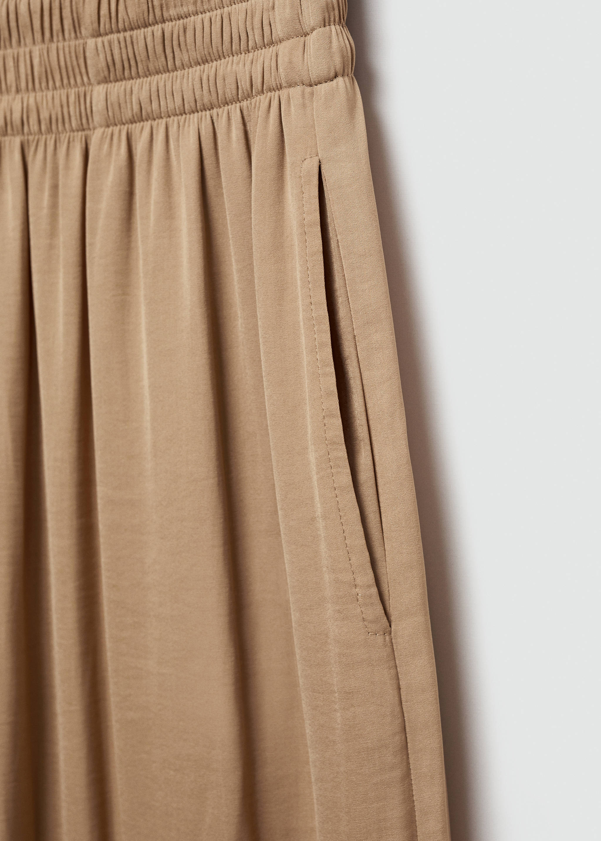 Pantalón fluido wide leg - Detalle del artículo 0