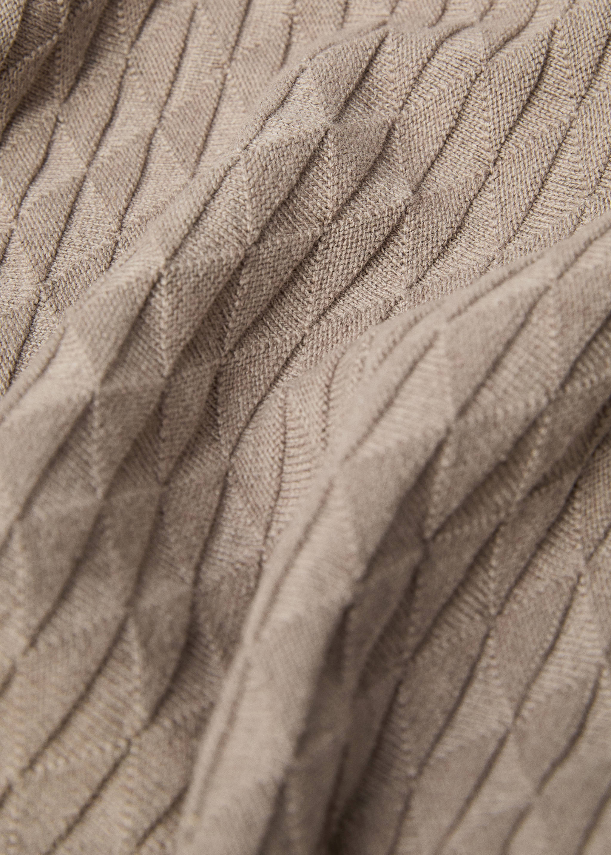 Couverture combinée laine lin losanges - Détail de l'article 1