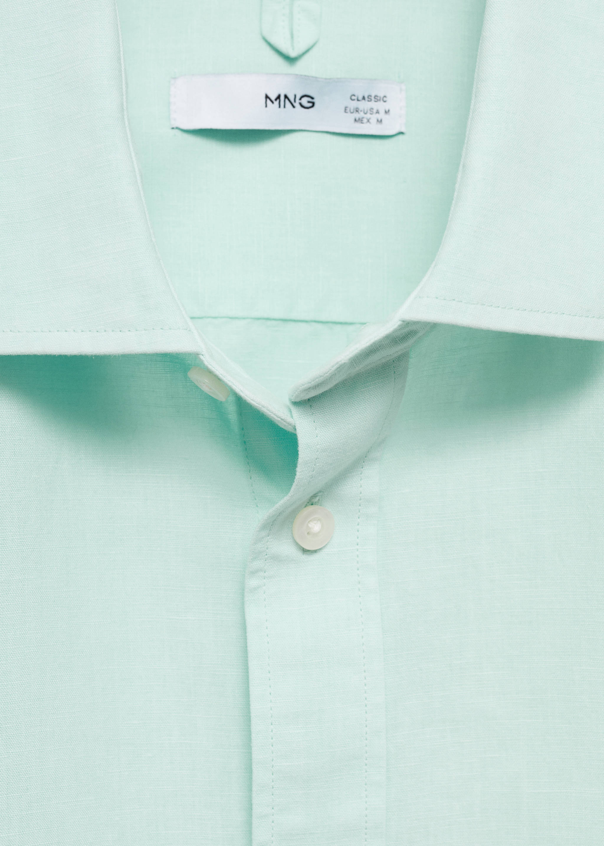 Camisa classic fit lino - Detalle del artículo 8