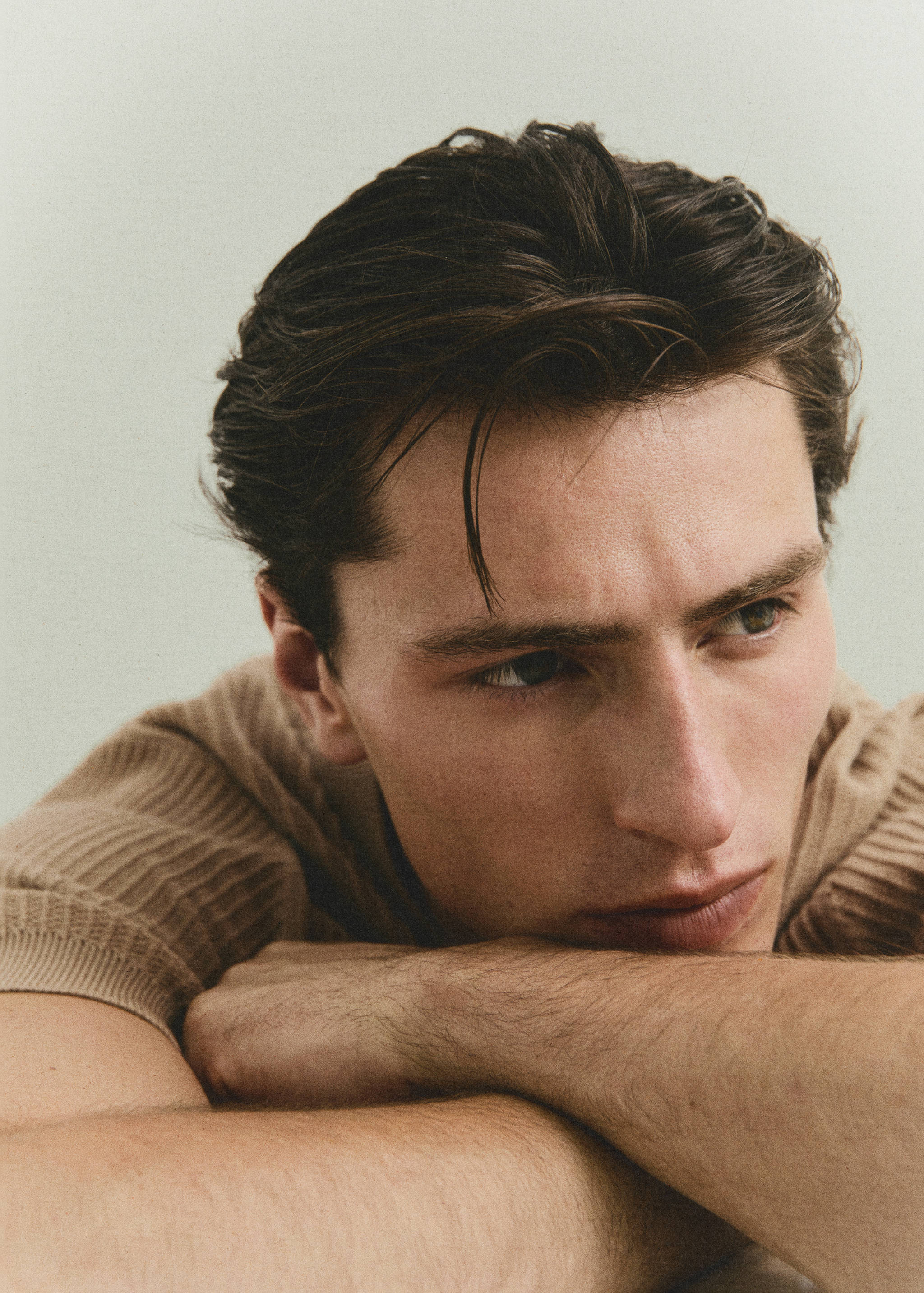 Ribbed  knit t-shirt - Details of the article 3