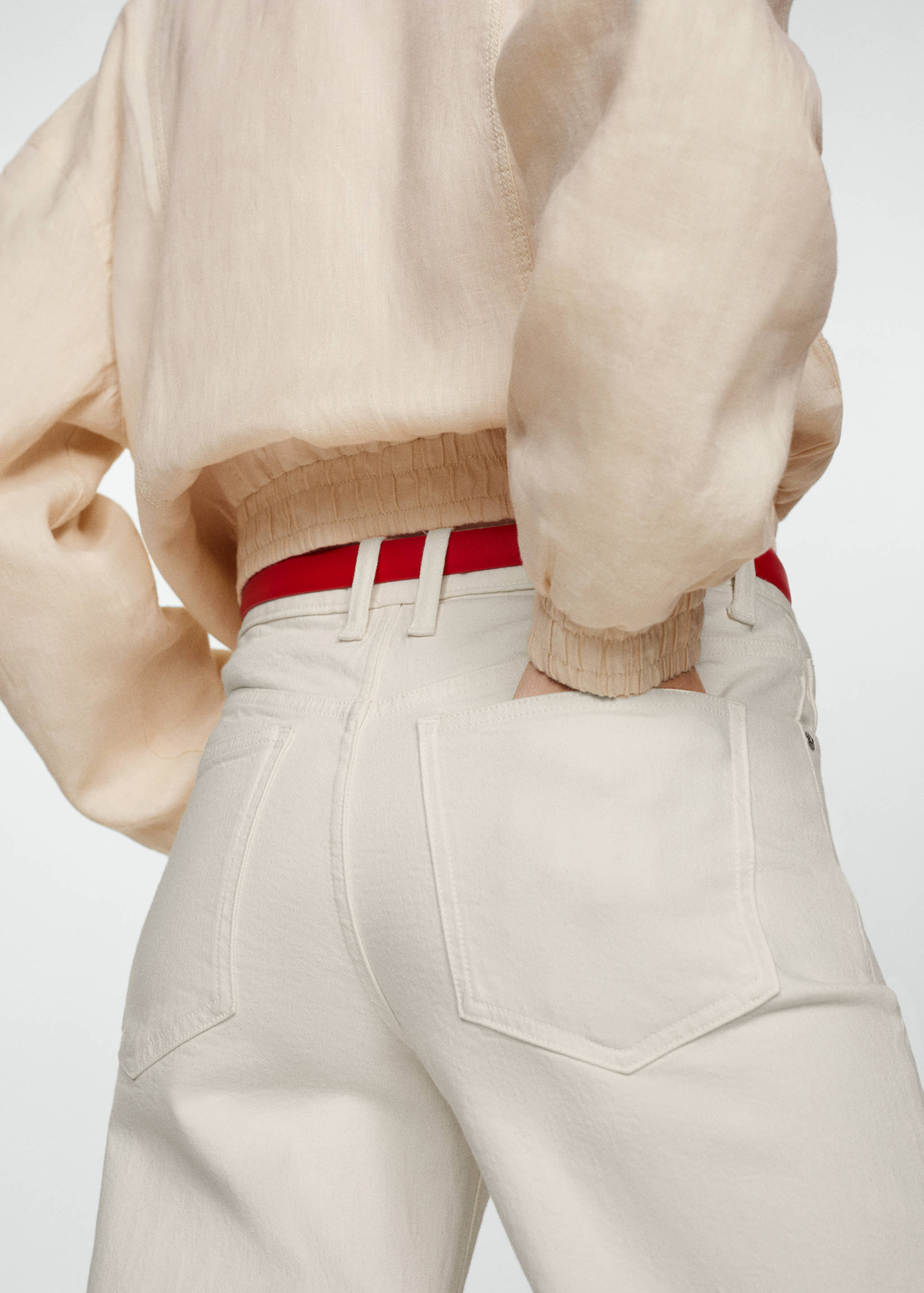 Culotte-Jeans mit mittlerer Bundhöhe - Detail des Artikels 6