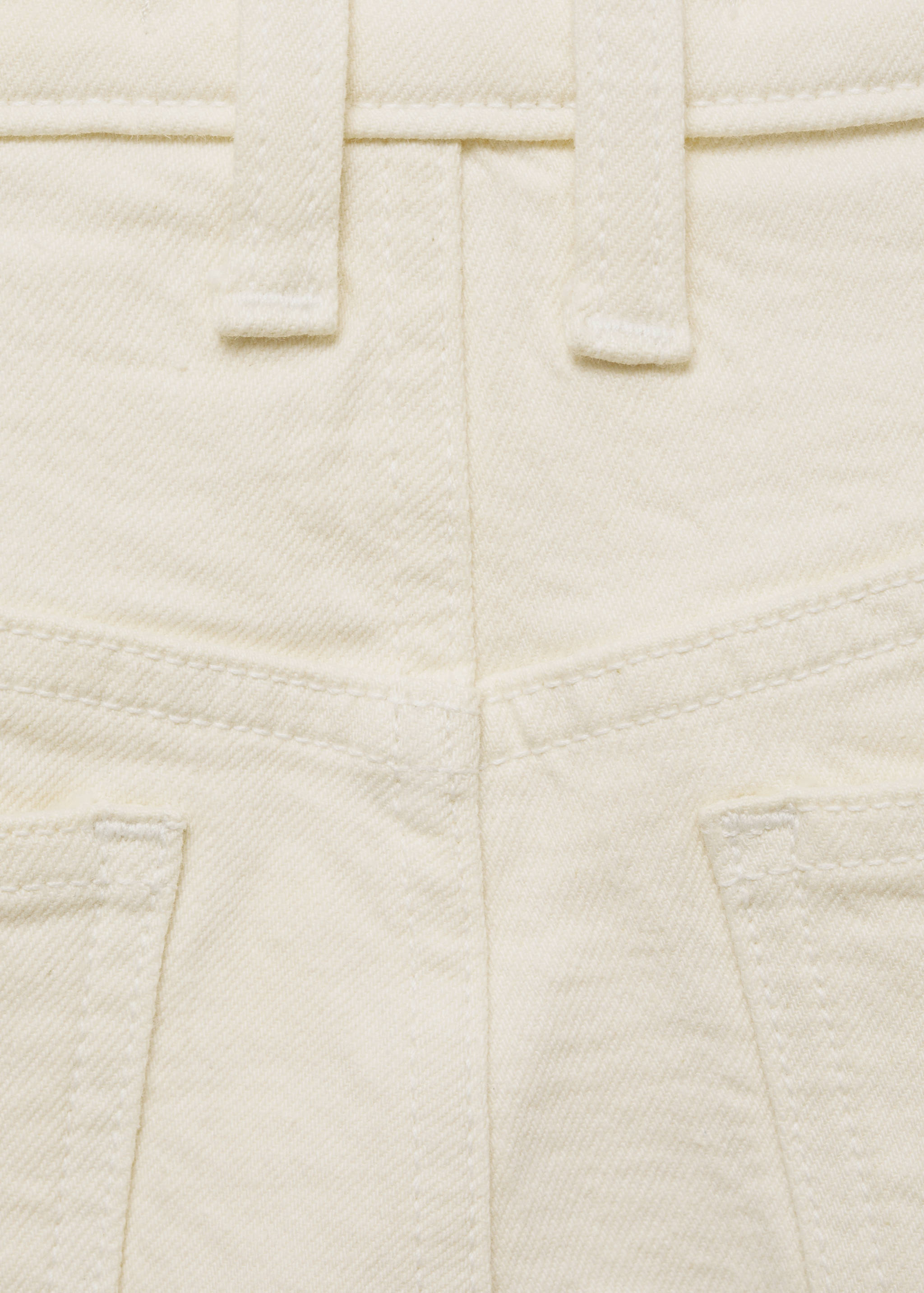 Culotte-Jeans mit mittlerer Bundhöhe - Detail des Artikels 8