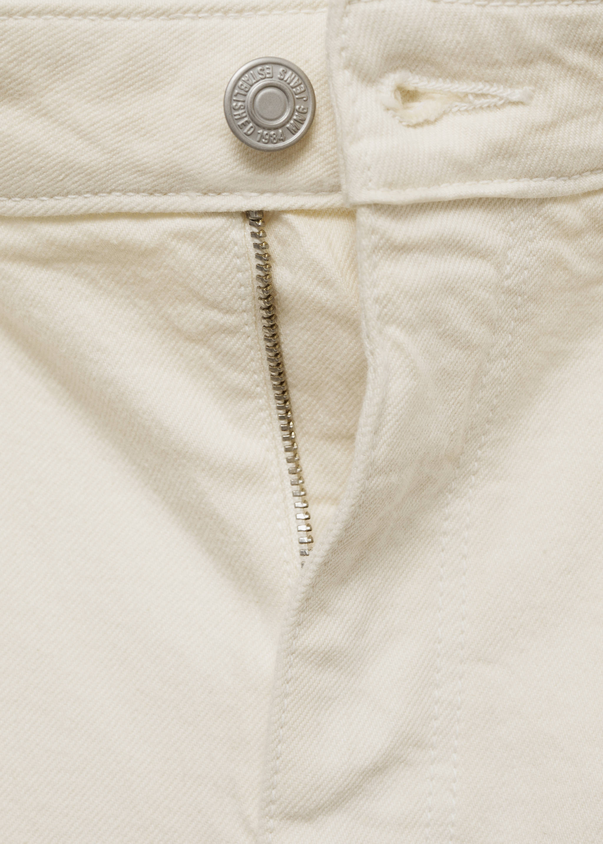 Culotte-Jeans mit mittlerer Bundhöhe - Detail des Artikels 0