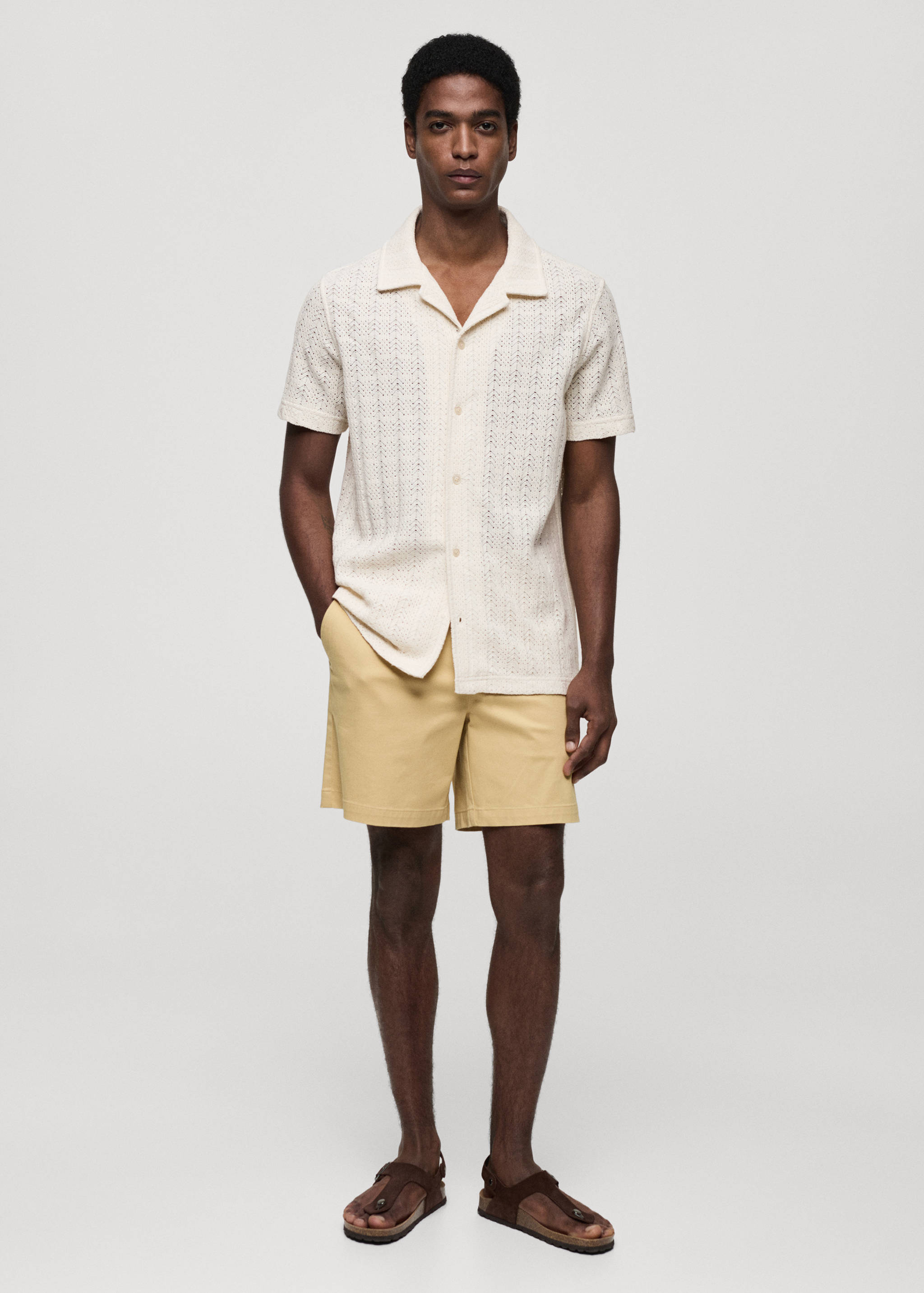 Crochet knitted shirt - General plane