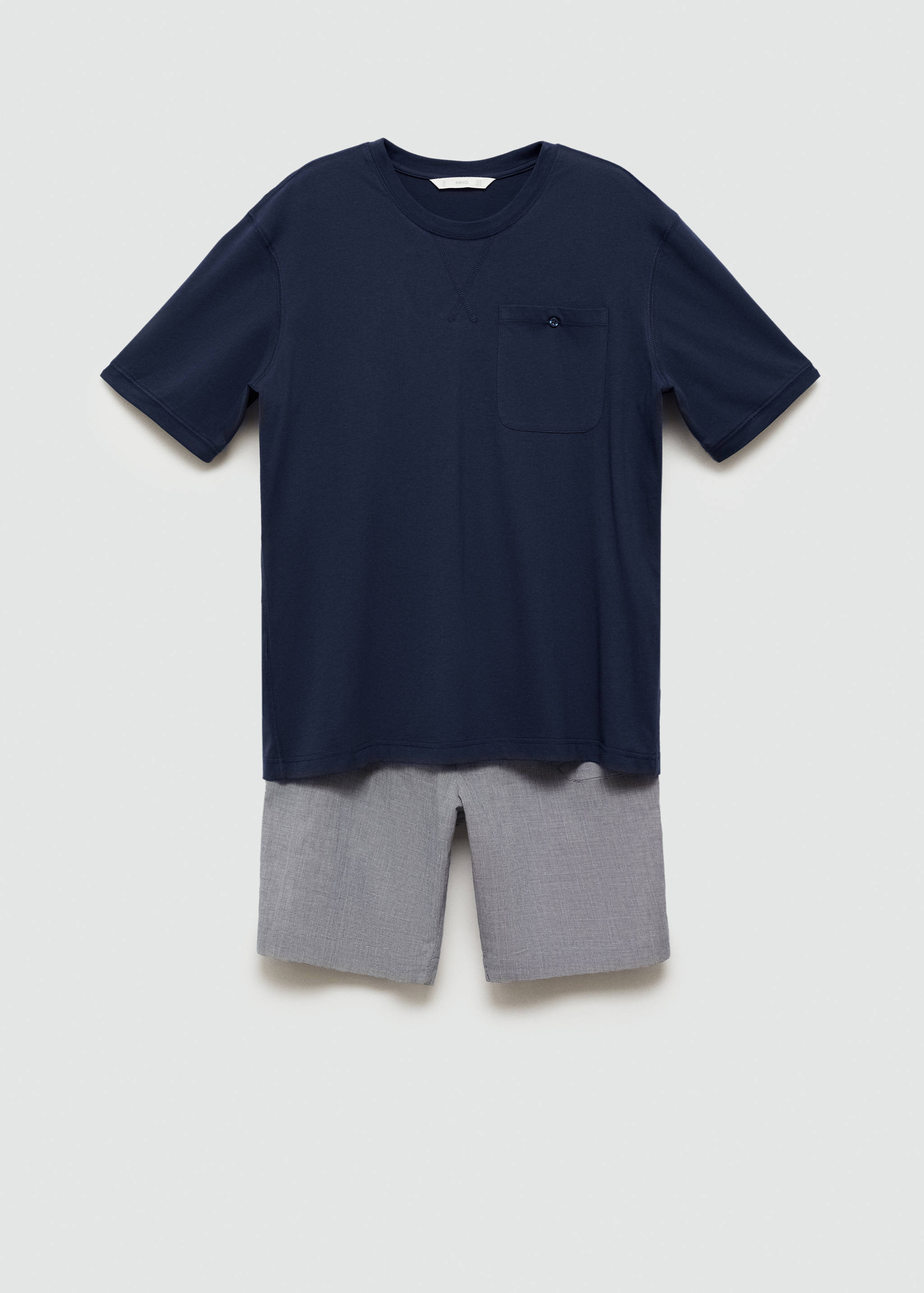 Check cotton pyjama pack - Article without model