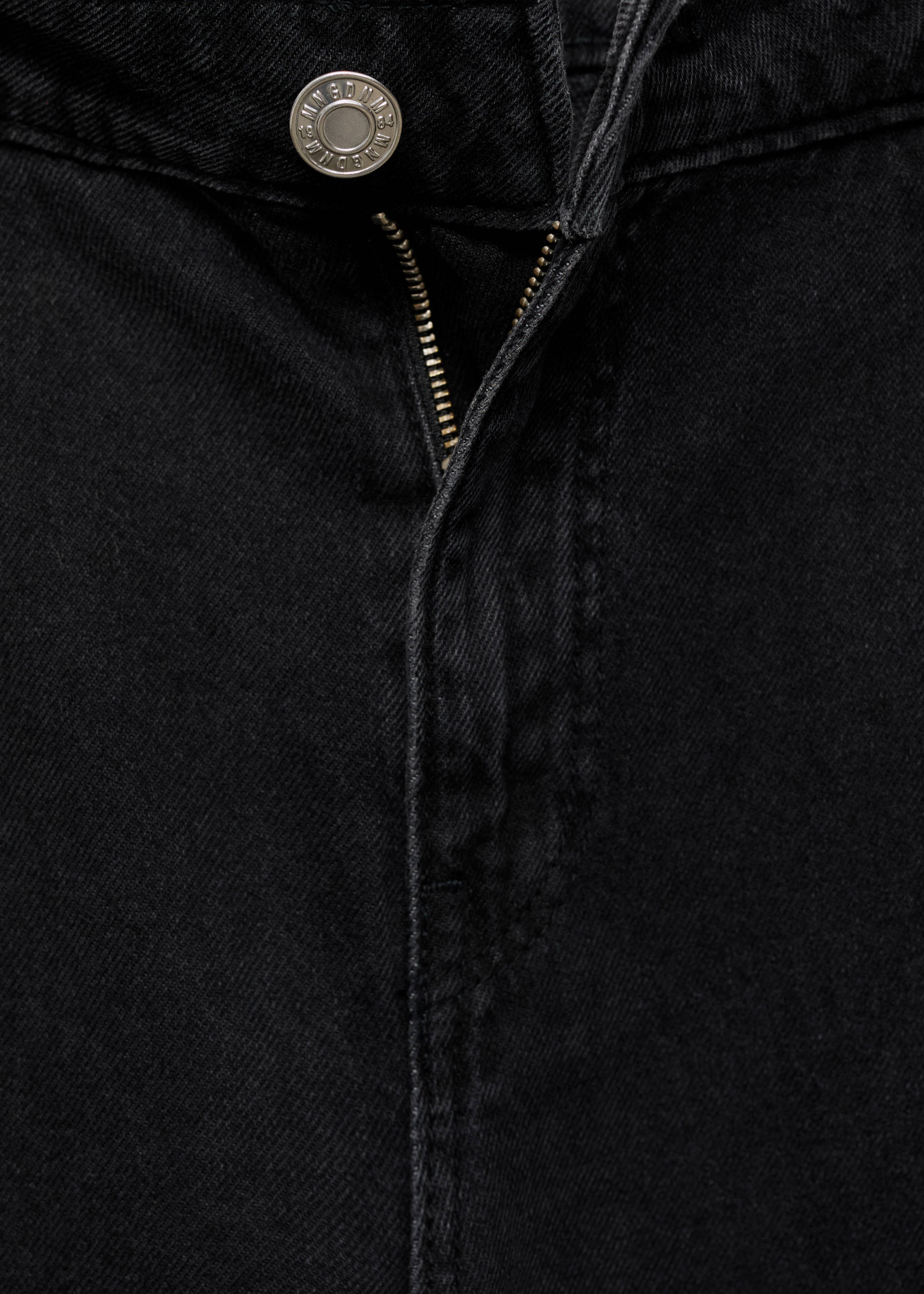 Straight pleated jeans - Details of the article 8