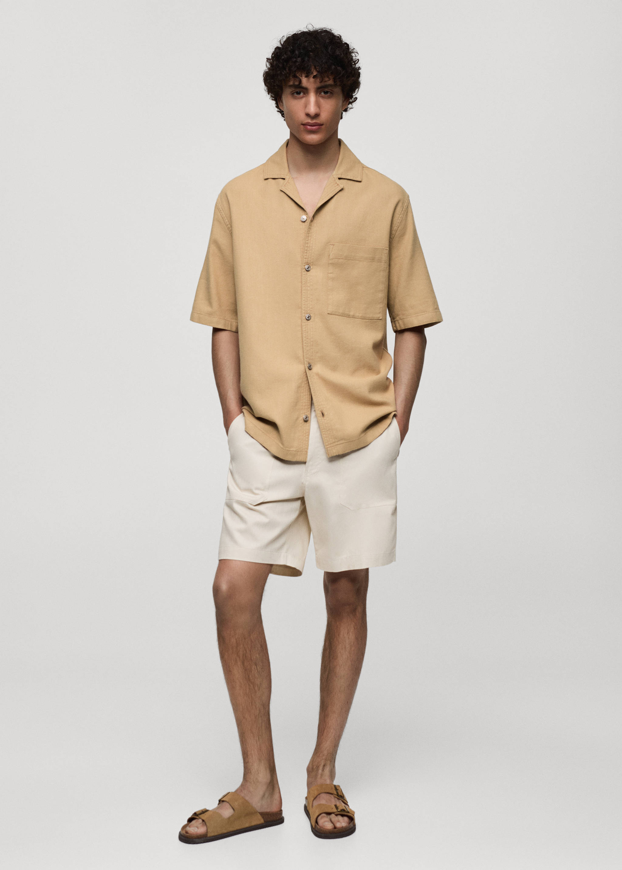 Chemise relaxed-fit coton poche - Plan général