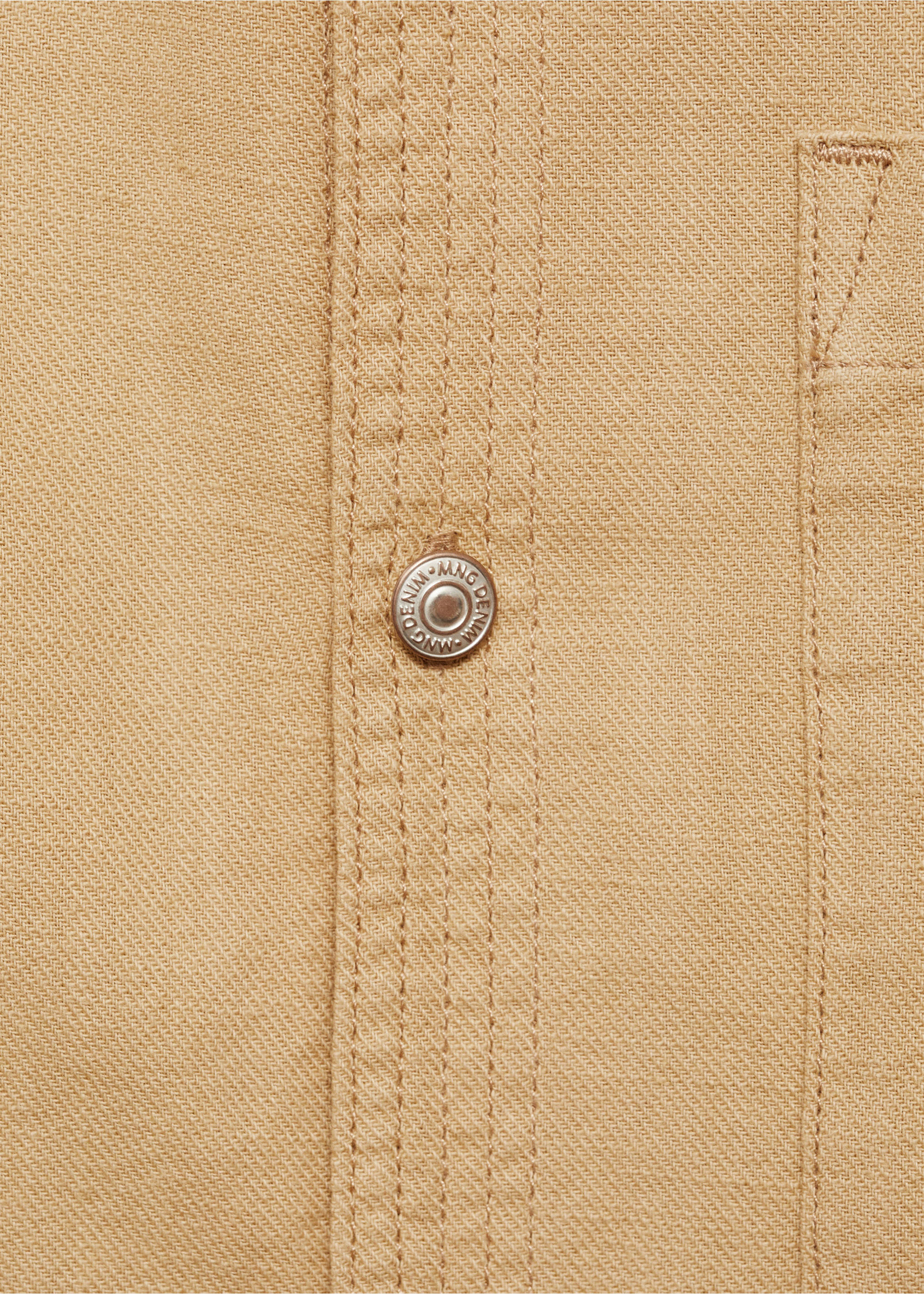 Chemise relaxed-fit coton poche - Détail de l'article 0, Ocre. Ref: 77060599-00.