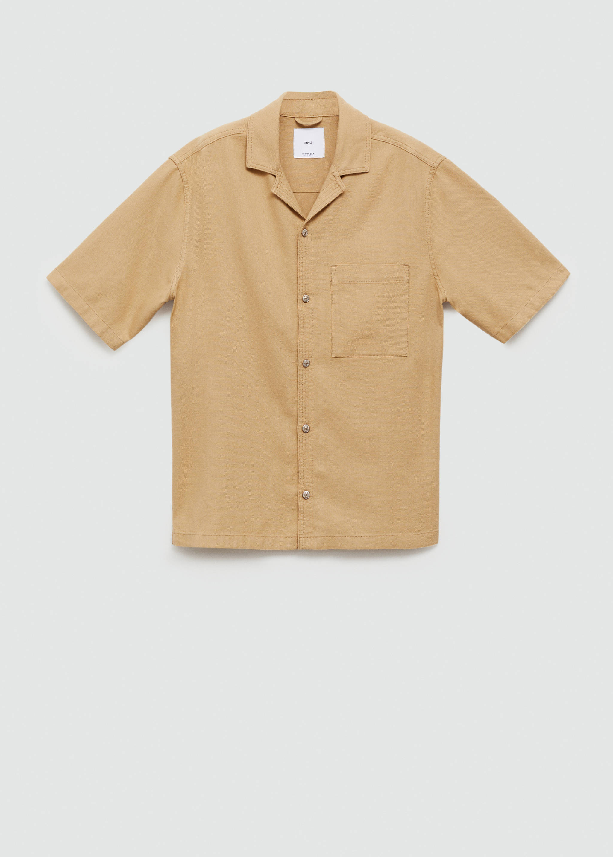 Chemise relaxed-fit coton poche - Article sans modèle