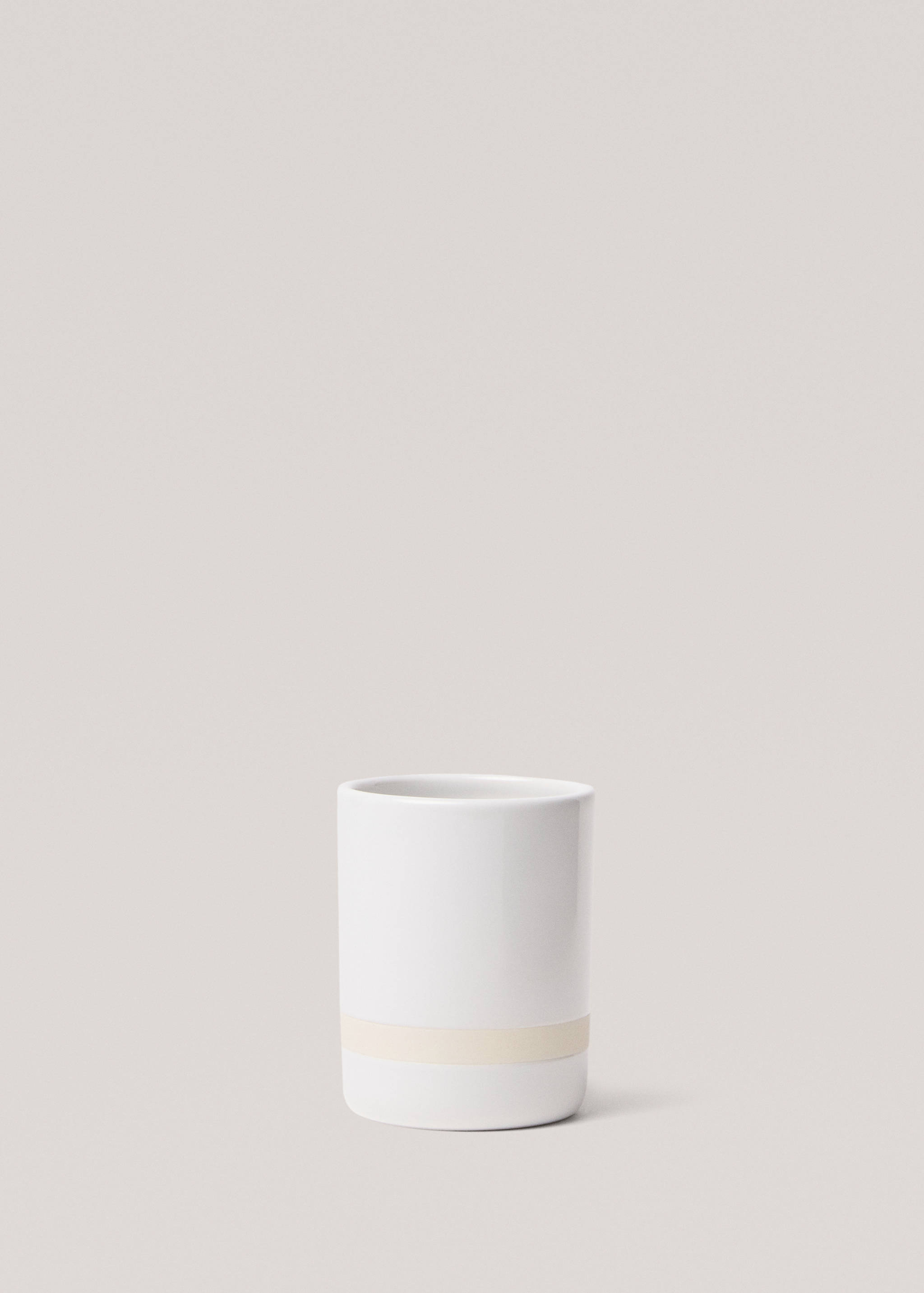 Stoneware bathroom tumbler - Article without model