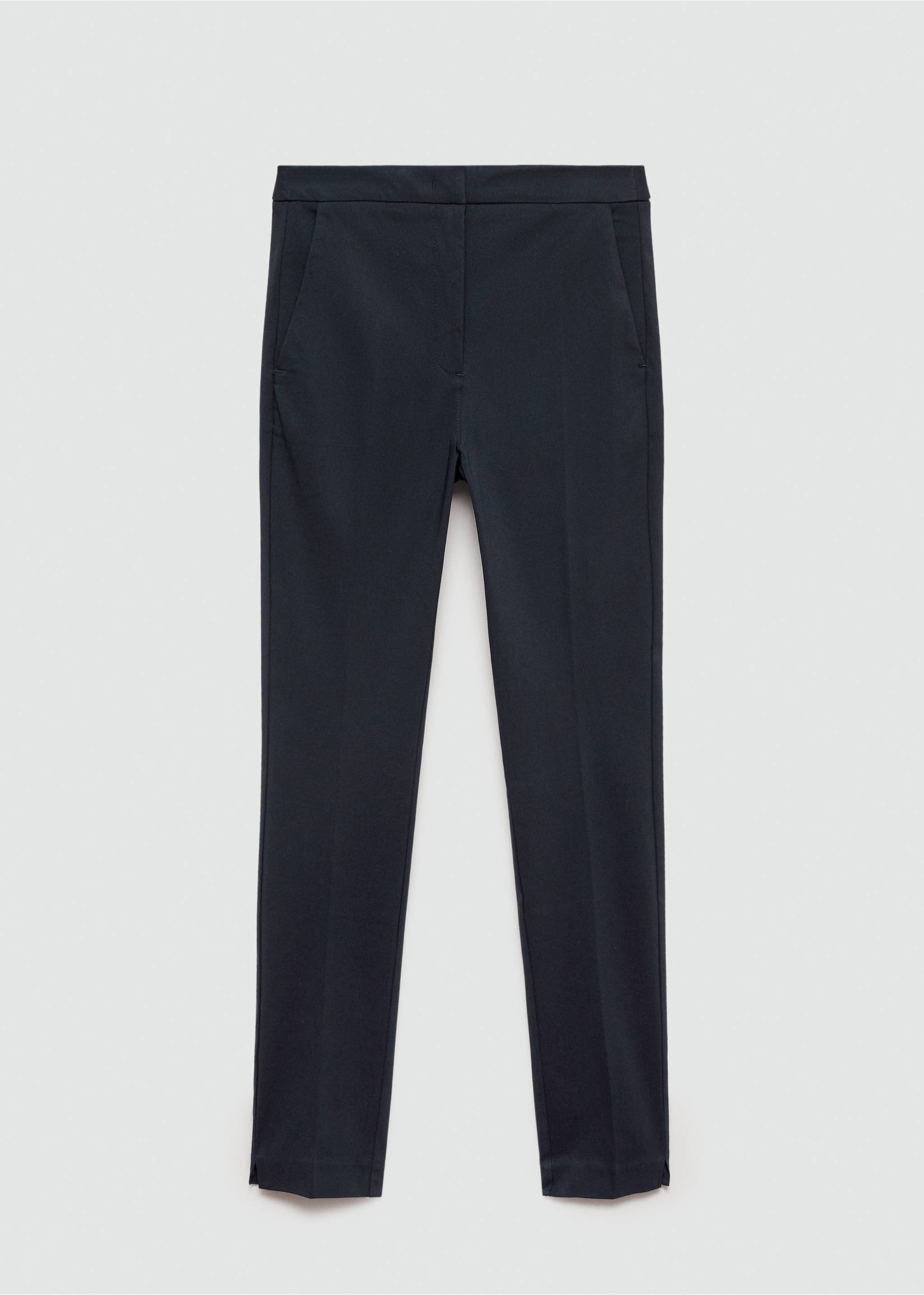 Spodnie rurki crop - Artykuł bez modela/modelki, Ciemnogranatowy. Ref: 77060608-00.