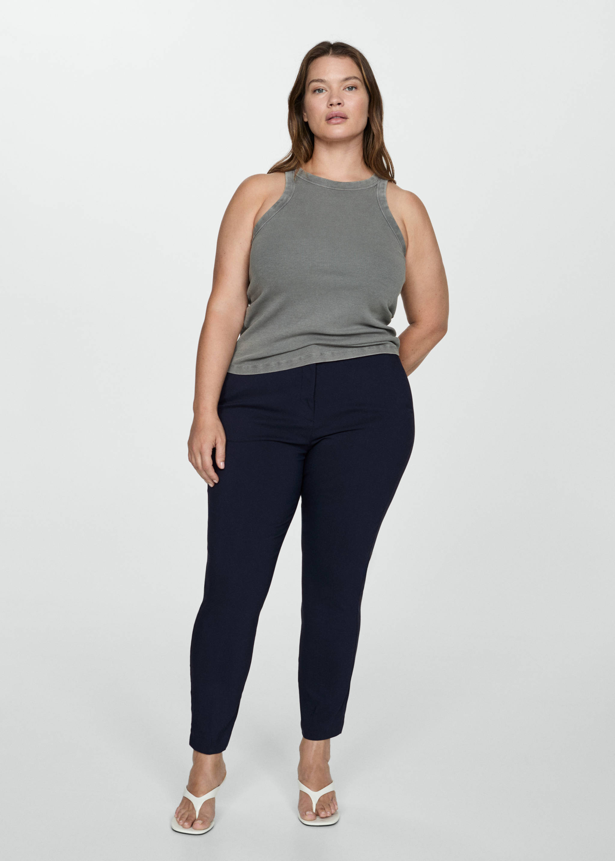 Crop παντελόνι σωλήνας - Λεπτομέρεια του προϊόντος 3