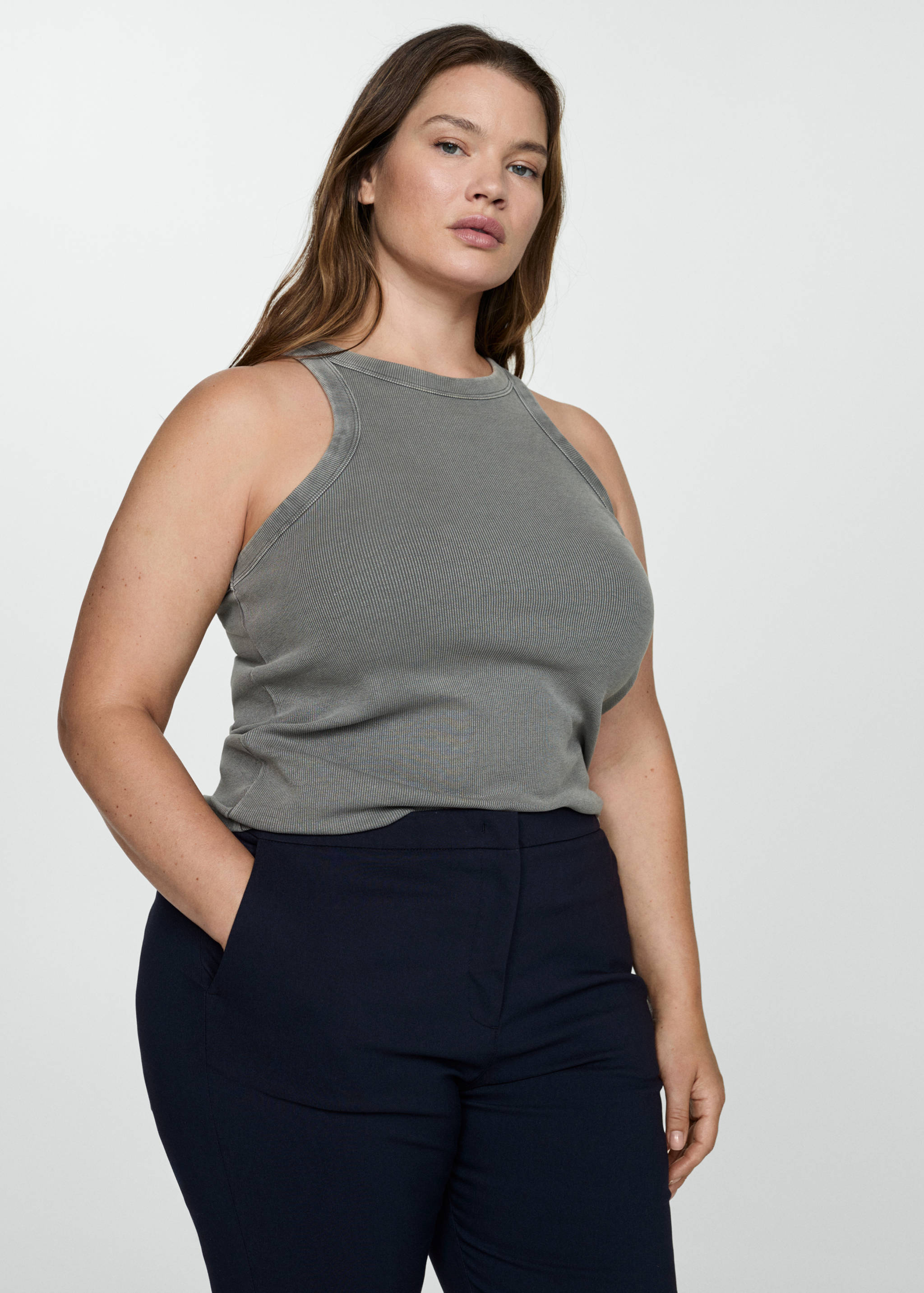 Crop παντελόνι σωλήνας - Λεπτομέρεια του προϊόντος 5