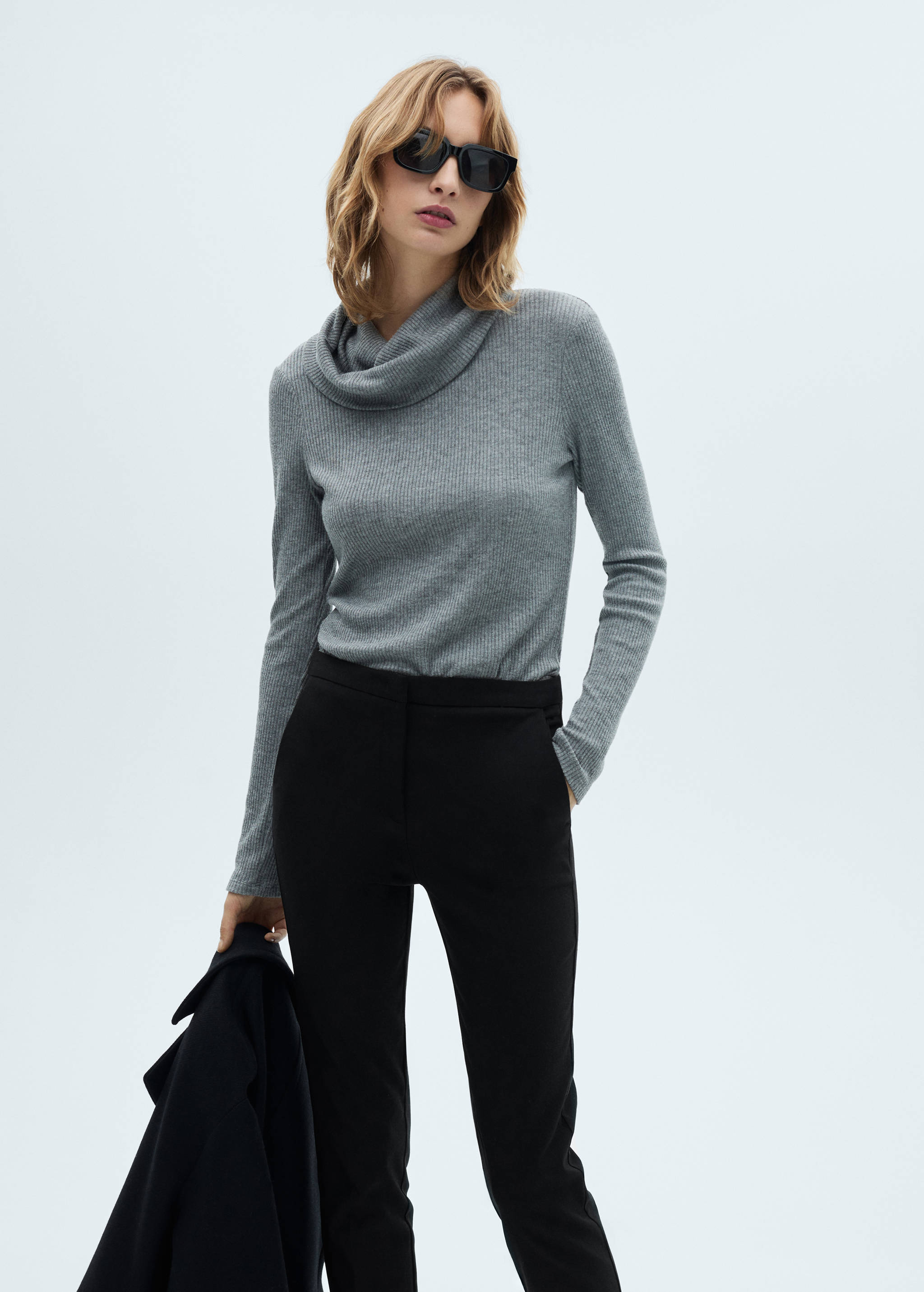 Crop παντελόνι σωλήνας - Λεπτομέρεια του προϊόντος 1