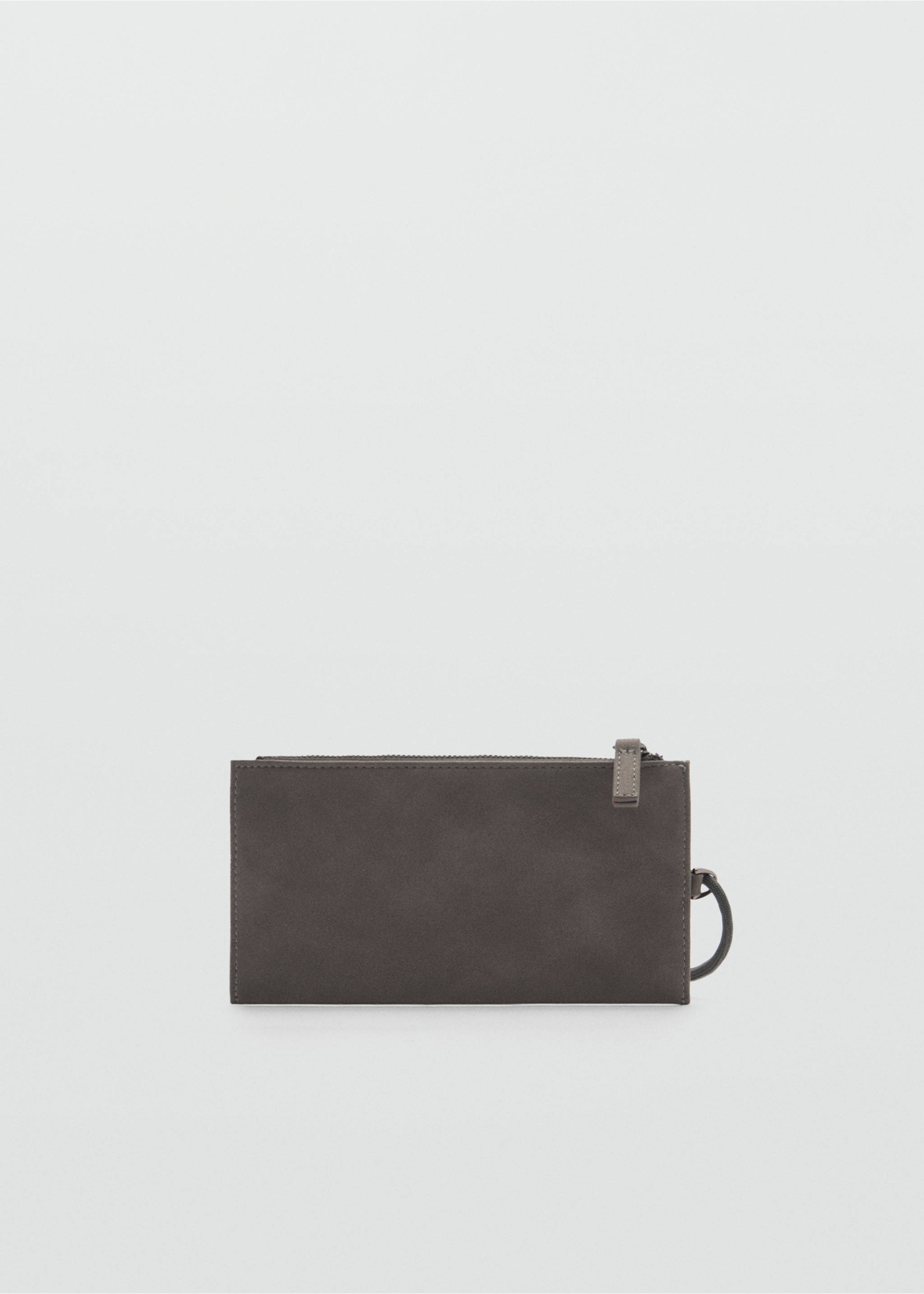 Mini-Umhängetasche mit Kartenetui - Artikel ohne Model, Grau. Ref: 77060611-00.