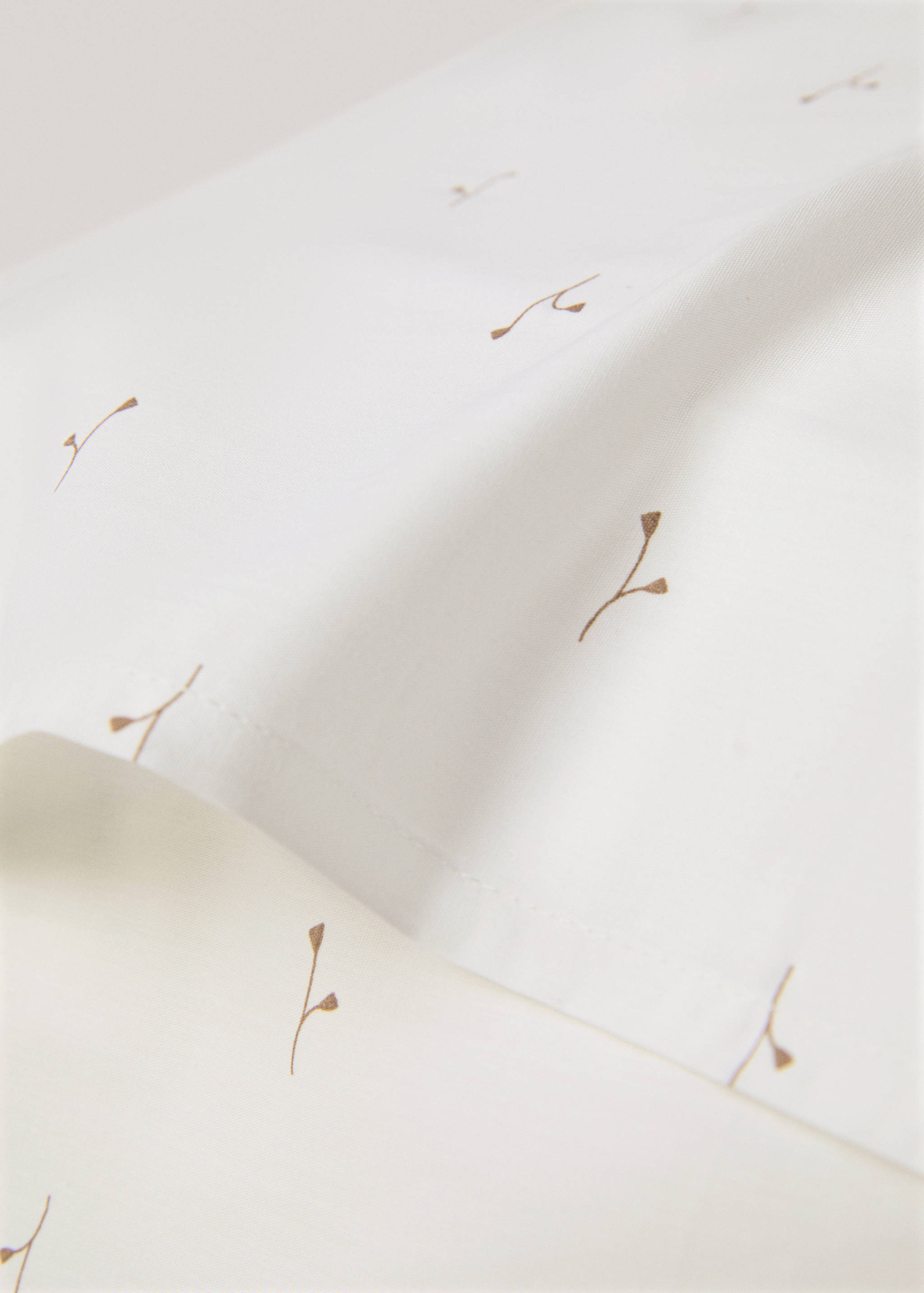 Funda almohada algodón flores 50x75cm - Detalle del artículo 1