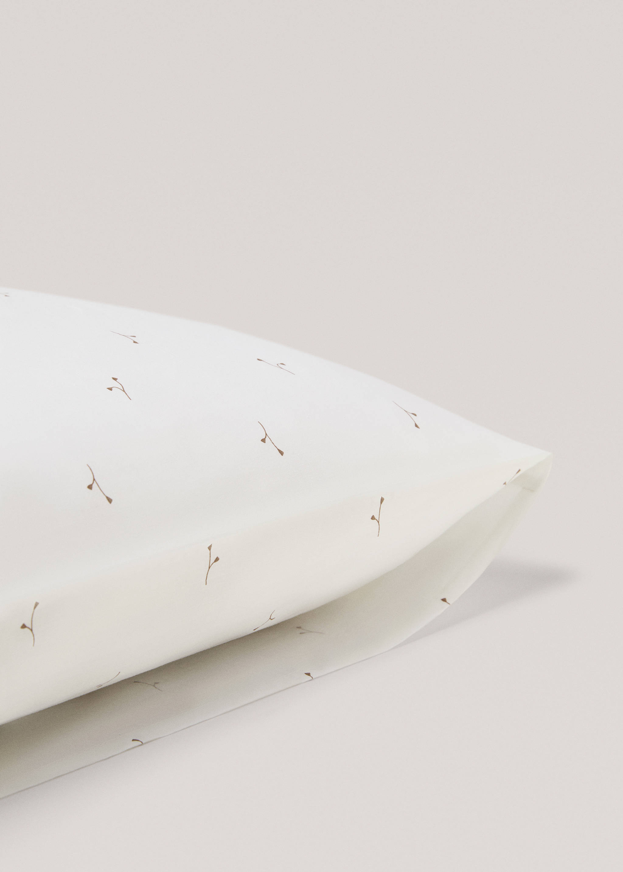 Funda almohada algodón flores 50x75cm - Detalle del artículo 2