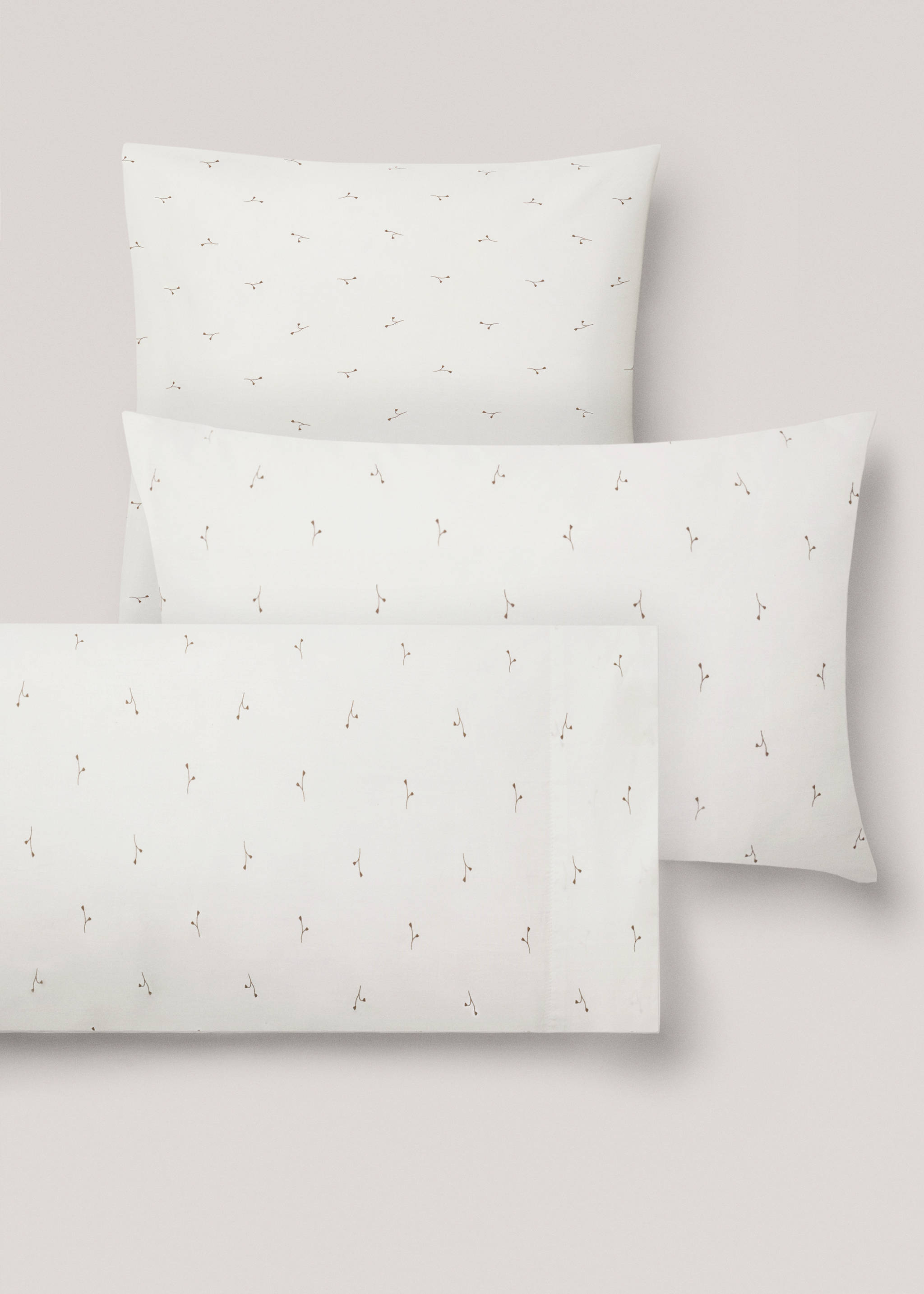 Funda almohada algodón flores 50x75cm - Detalle del artículo 4