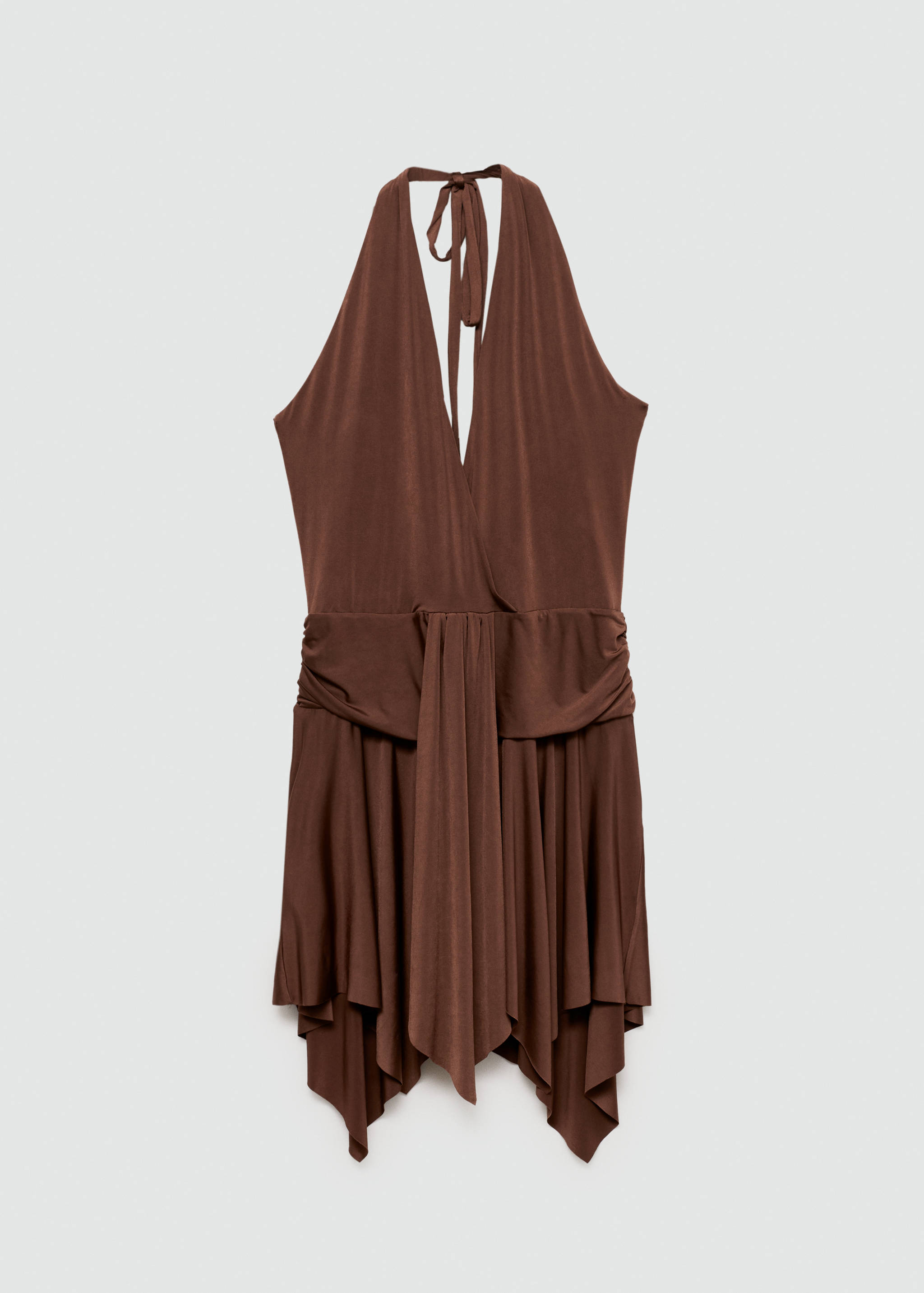 Asymmetrisches Neckholderkleid - Artikel ohne Model