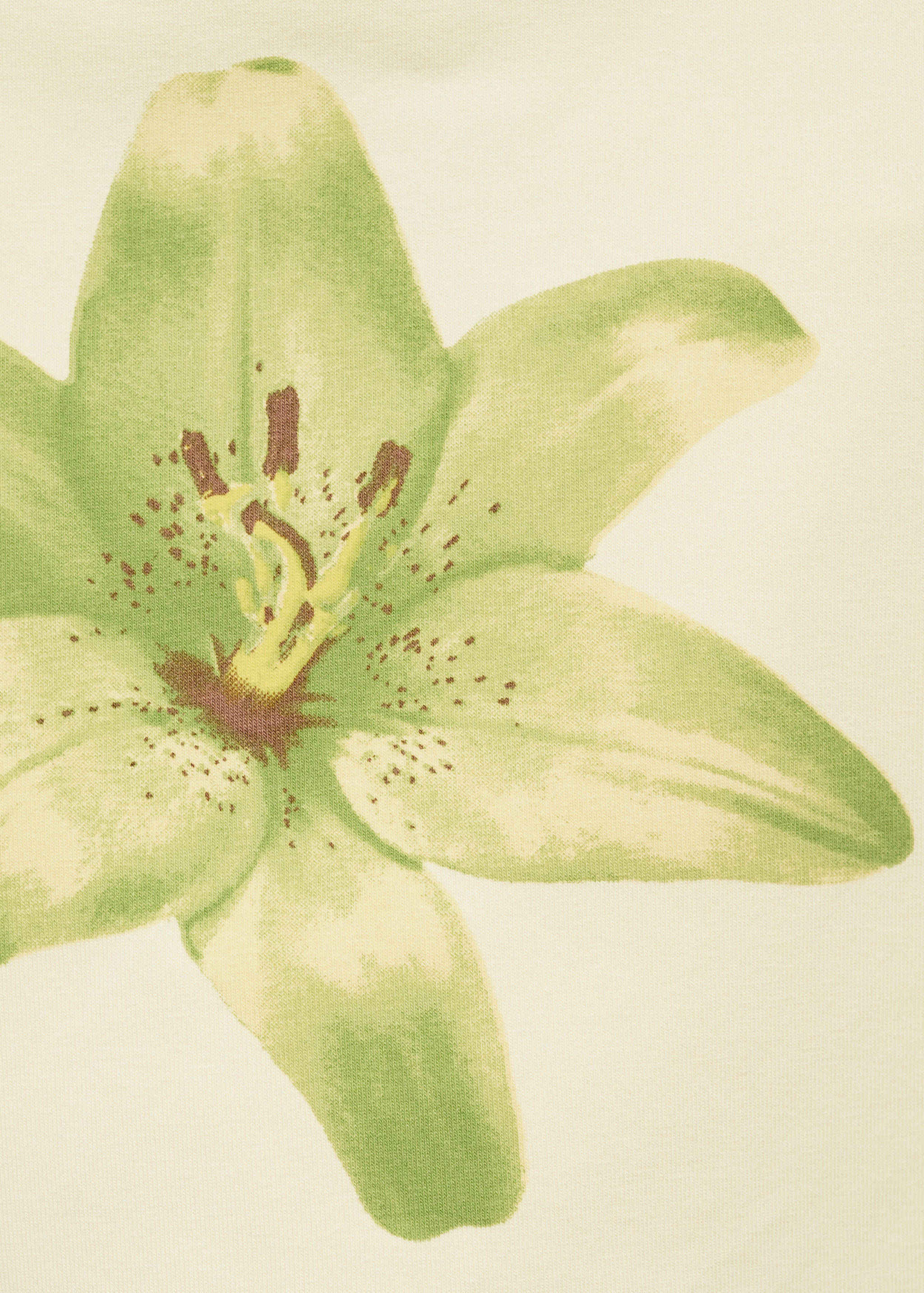 Crop top imprimé emmanchures américaines - Détail de l'article 8