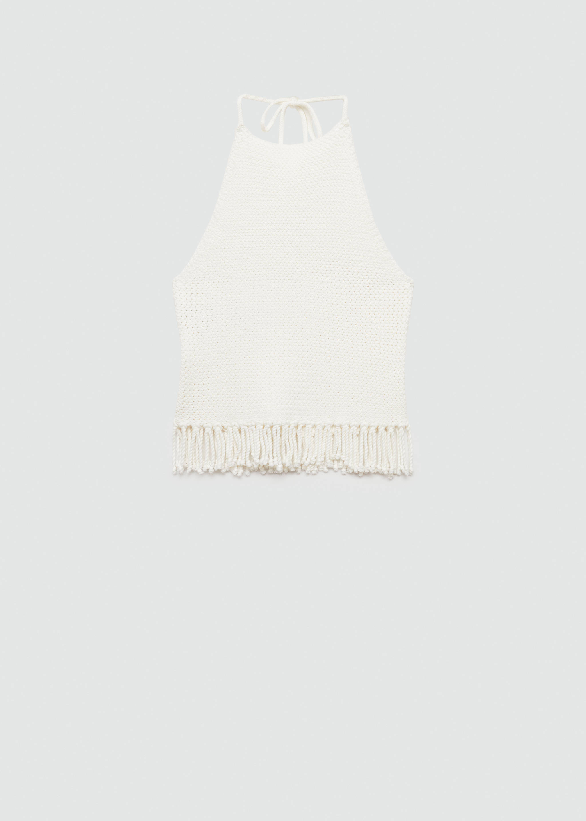 Halter neck crochet top - Article without model