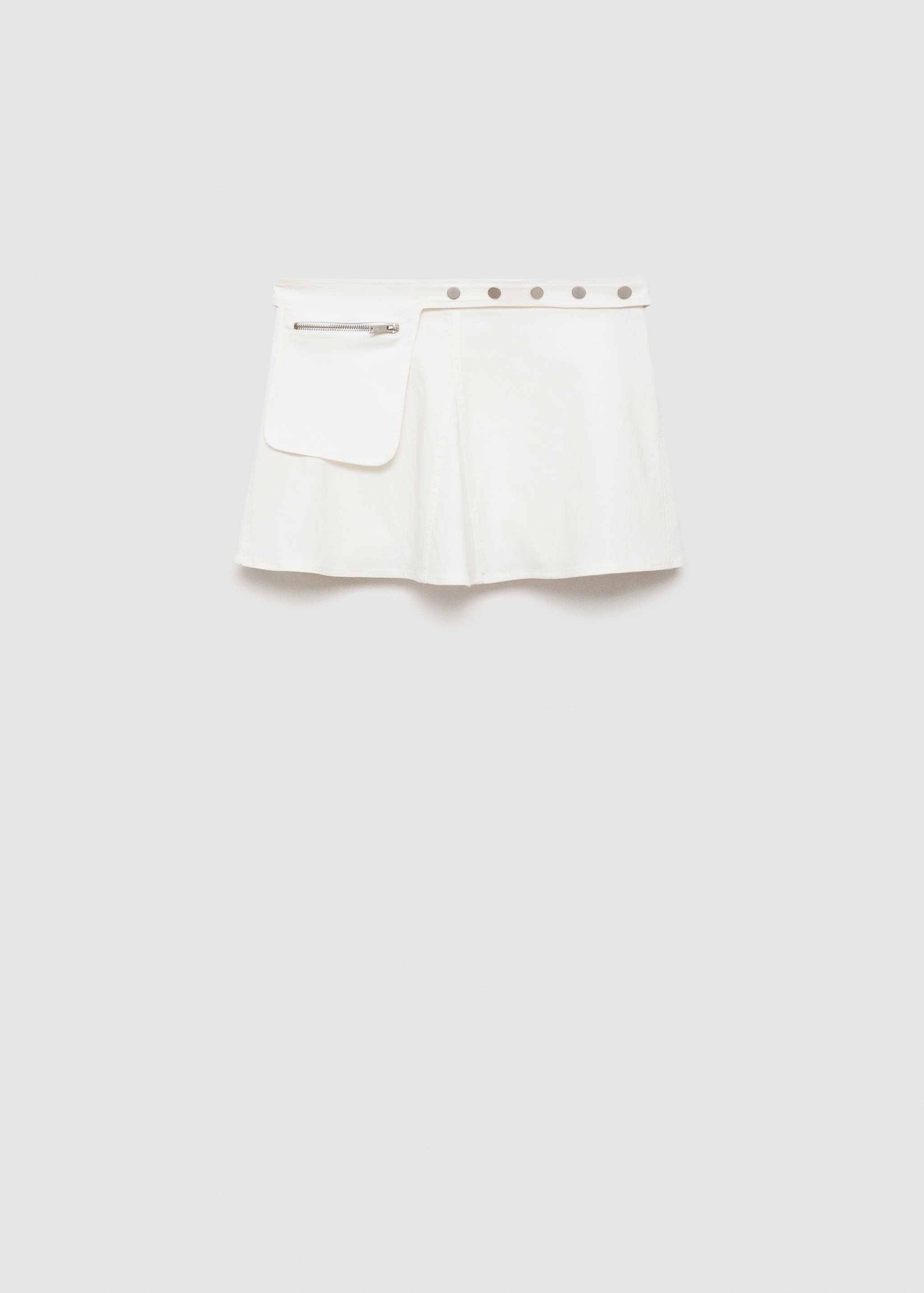 Buttoned miniskirt - Article without model