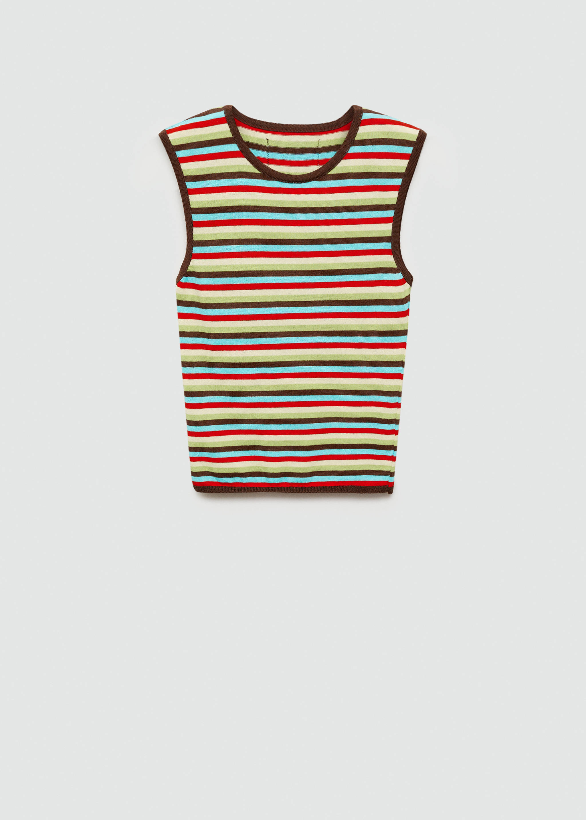 Top de malha às riscas - Artigo sem modelo