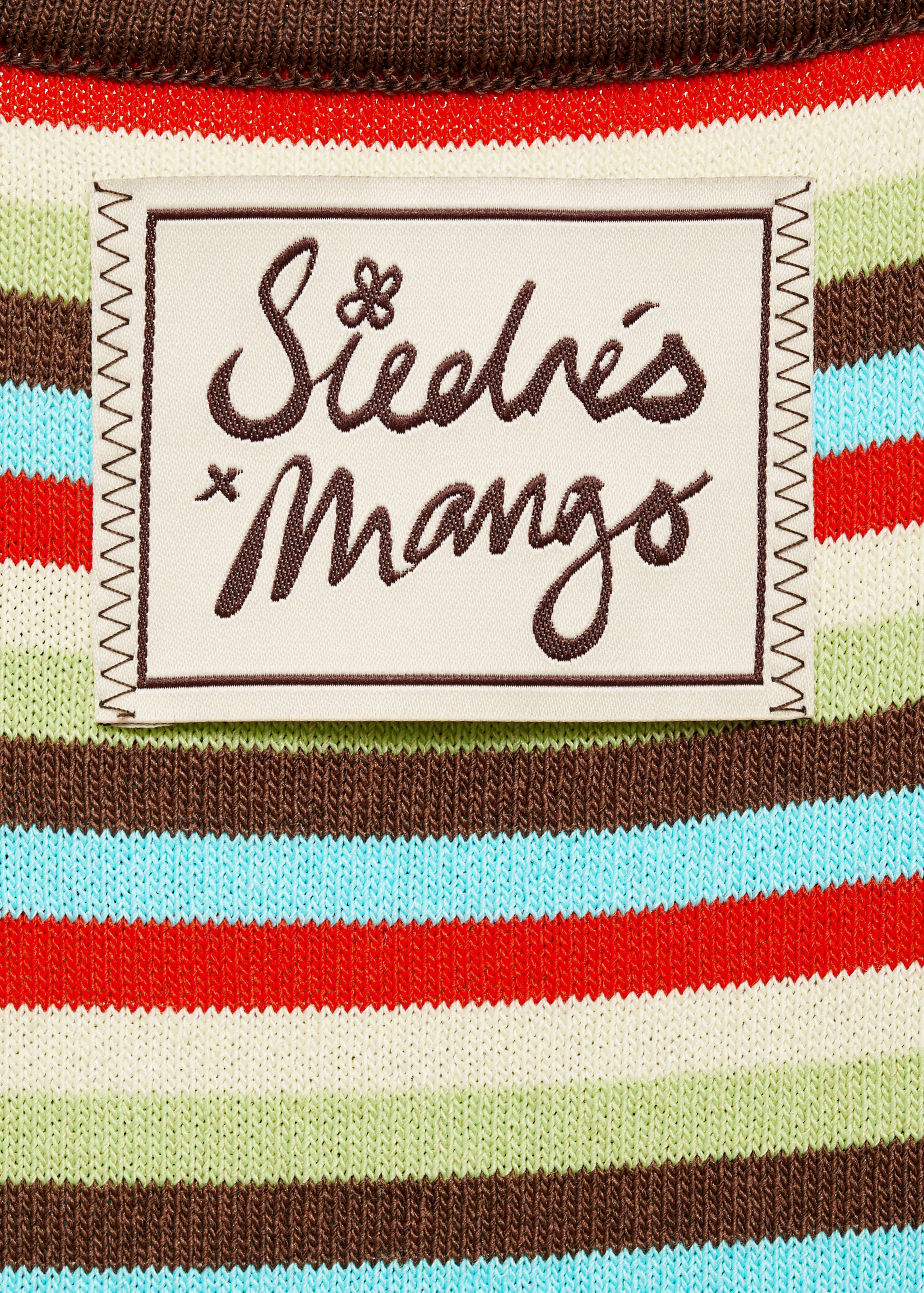 Top de malha às riscas - Pormenor do artigo 0