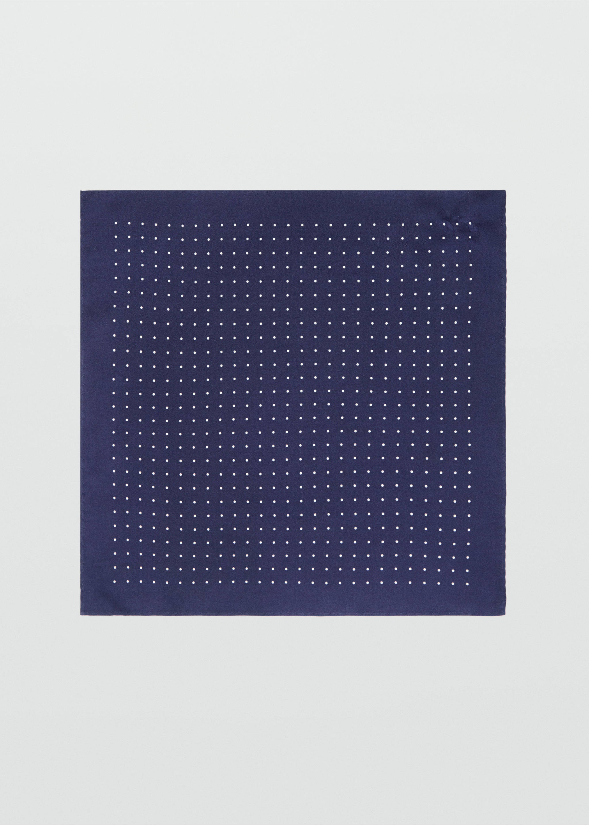 Džepna maramica s točkicama - Artikl bez modela, Tamnoplava. Ref: 77060635-00.