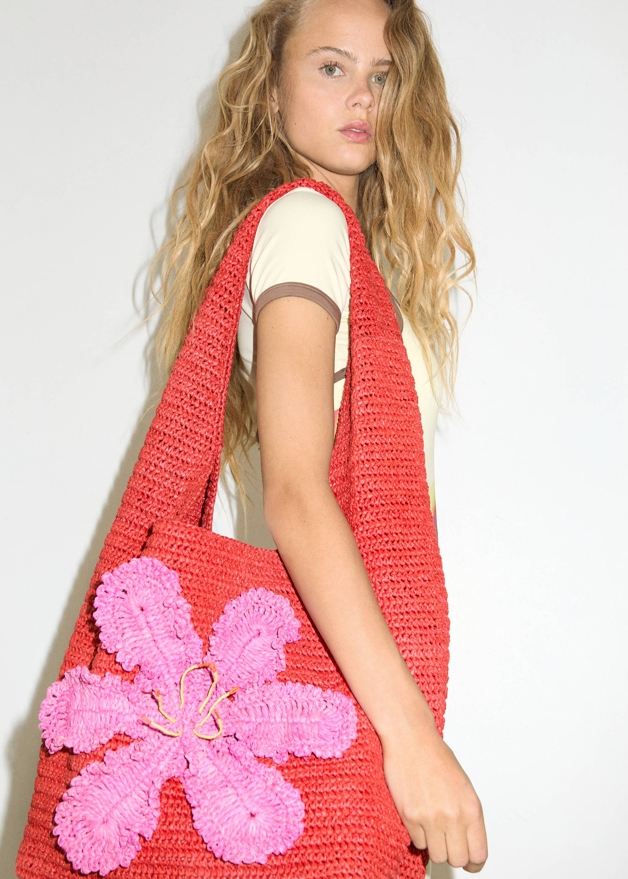 Natural fibre shopper bag - General plane