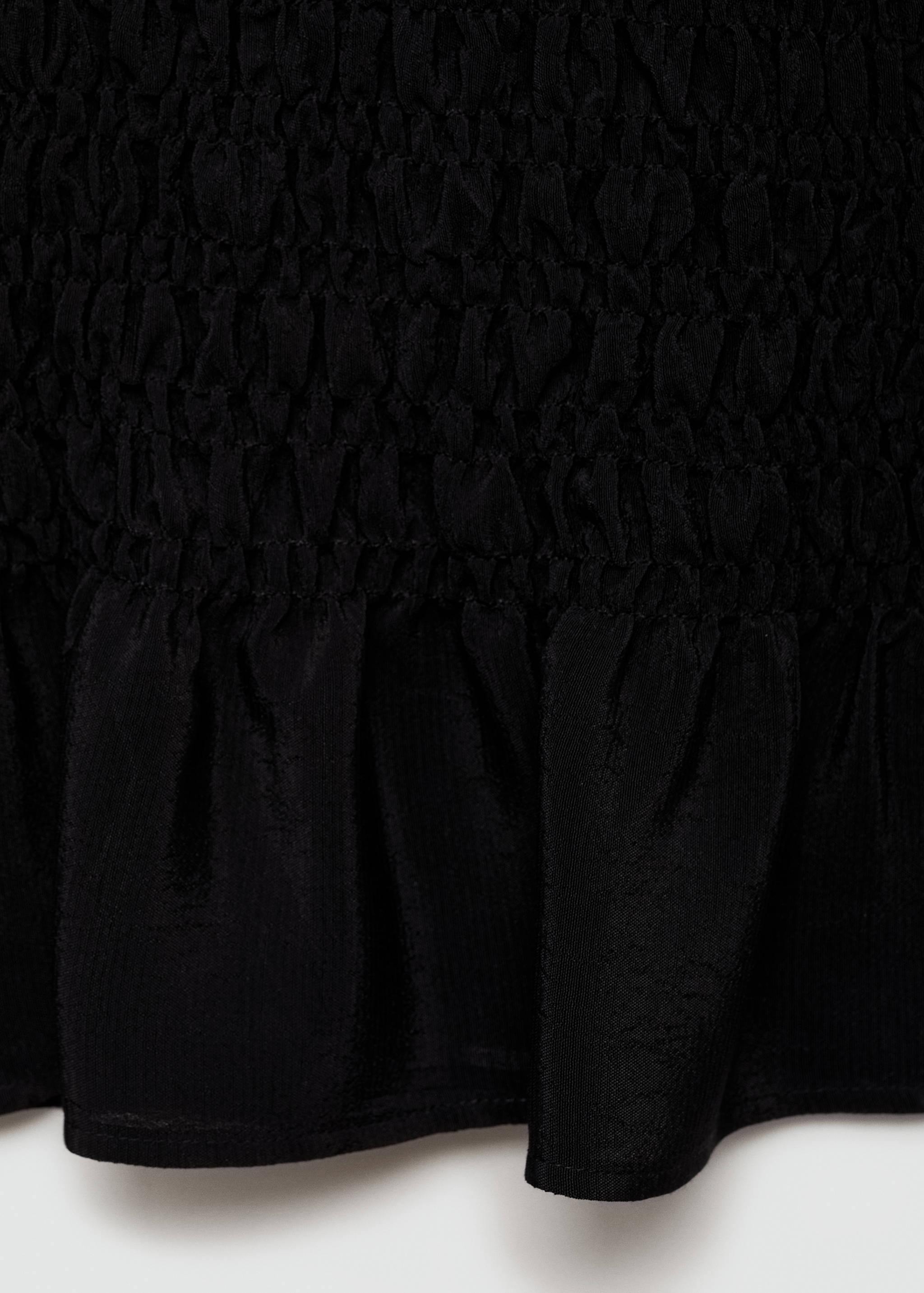 Blouse froncée manches volantées - Détail de l'article 0