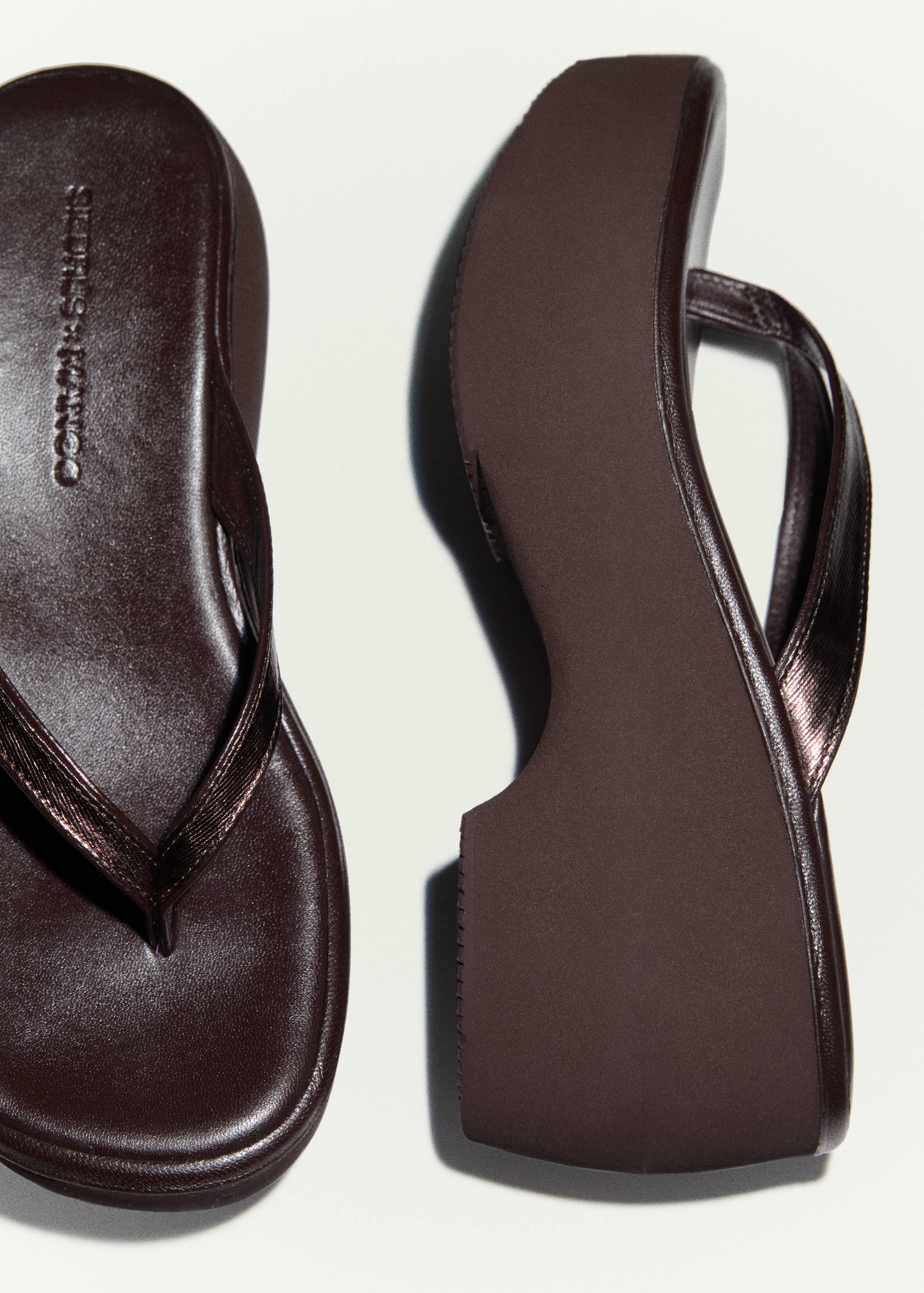 Platform leather sandals - Details of the article 6