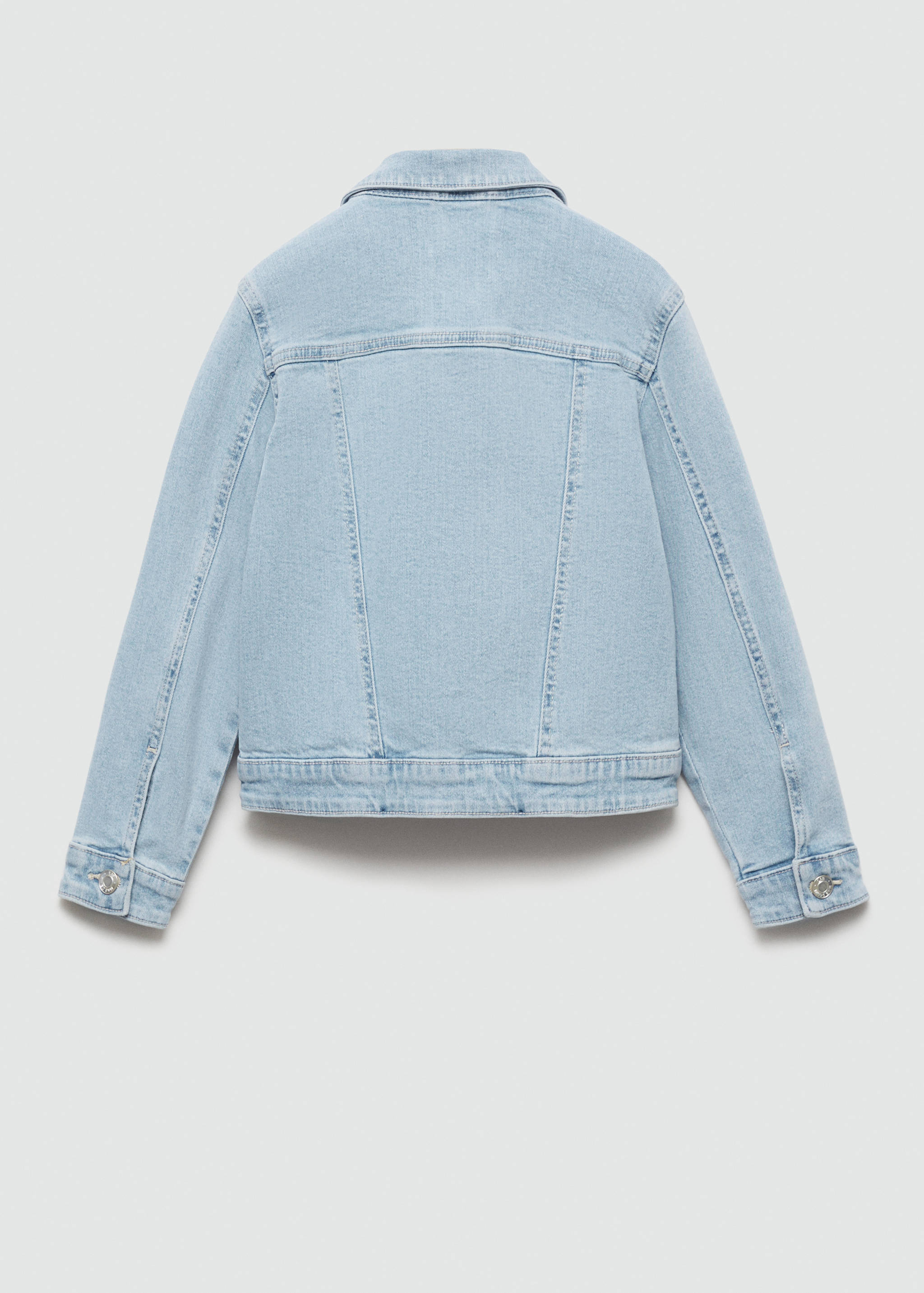 Jeansjacke mit Taschen - Rückseite des Artikels