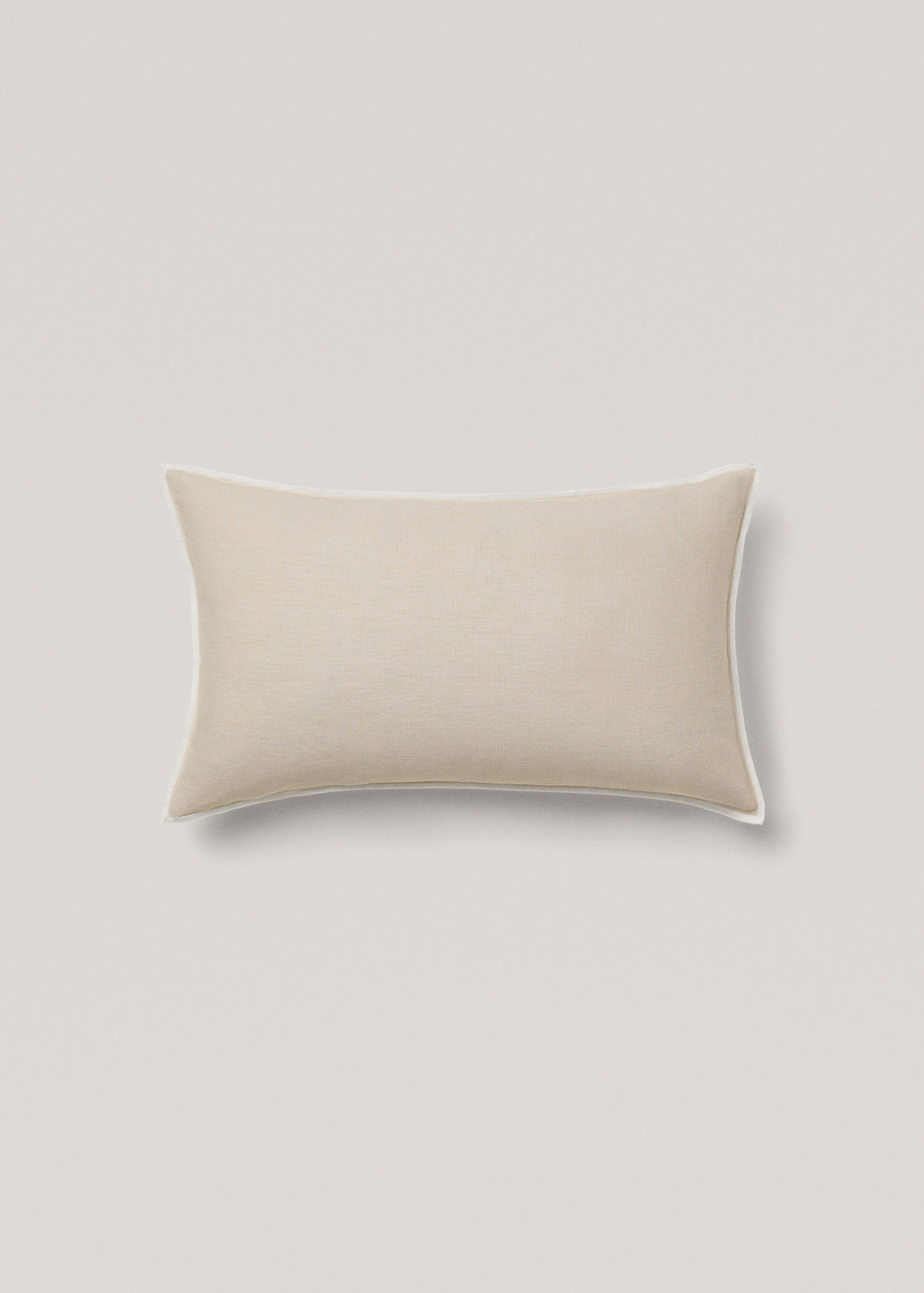 Linen cushion cover with trim 30x50cm - Article without model