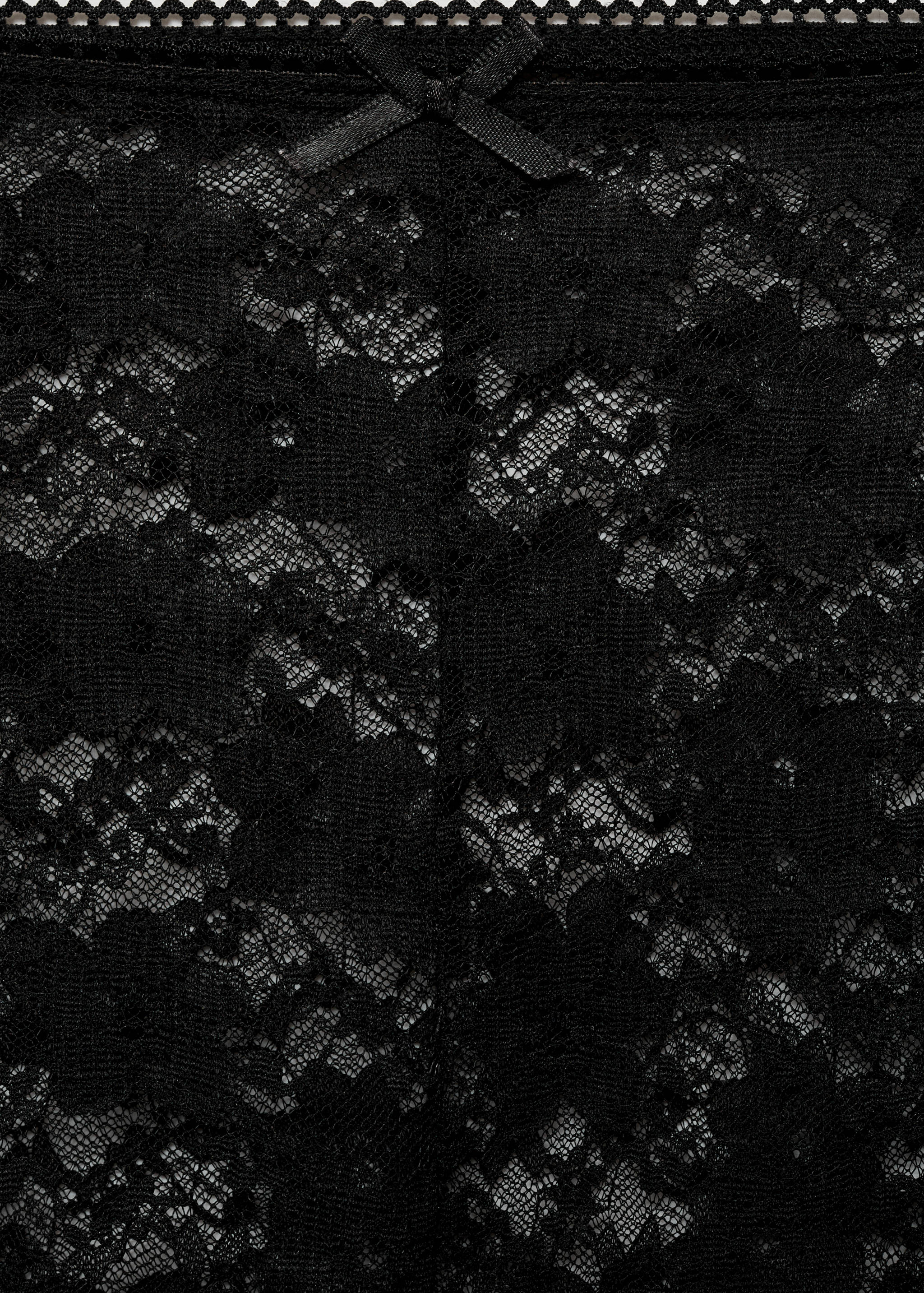 Straight-fit lace pants - Details of the article 8