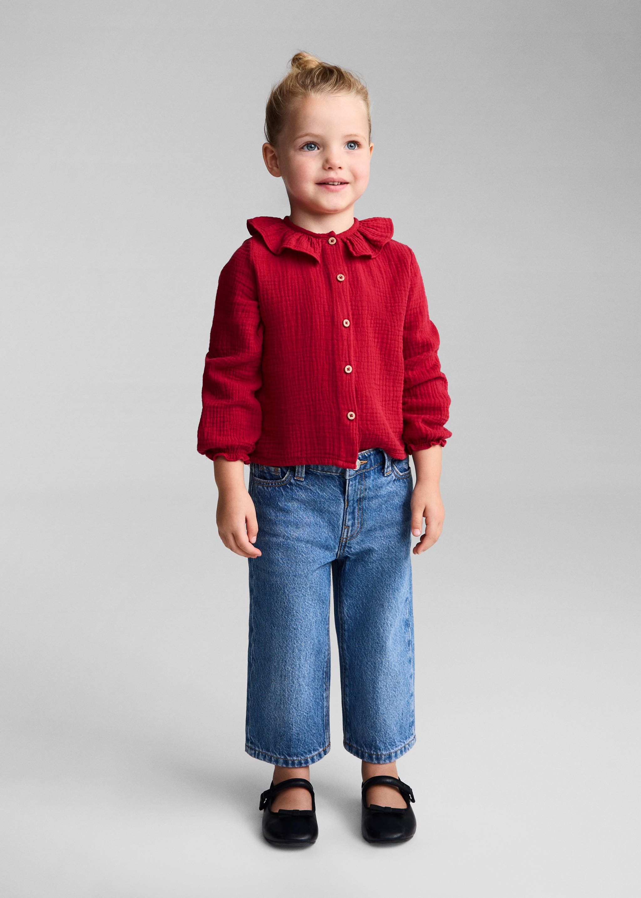 Cheesecloth cotton blouse - General plane