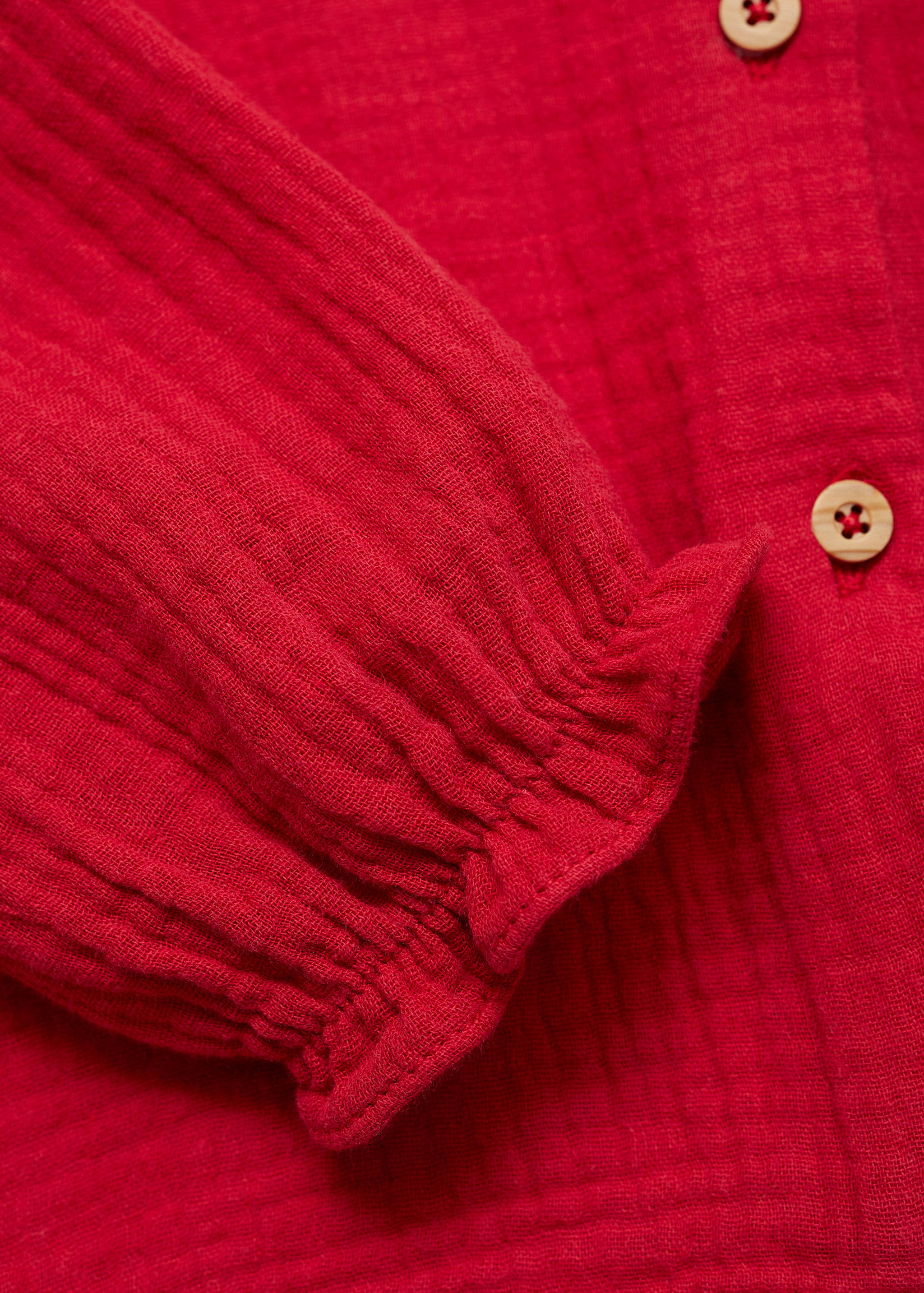 Cheesecloth cotton blouse - Details of the article 8