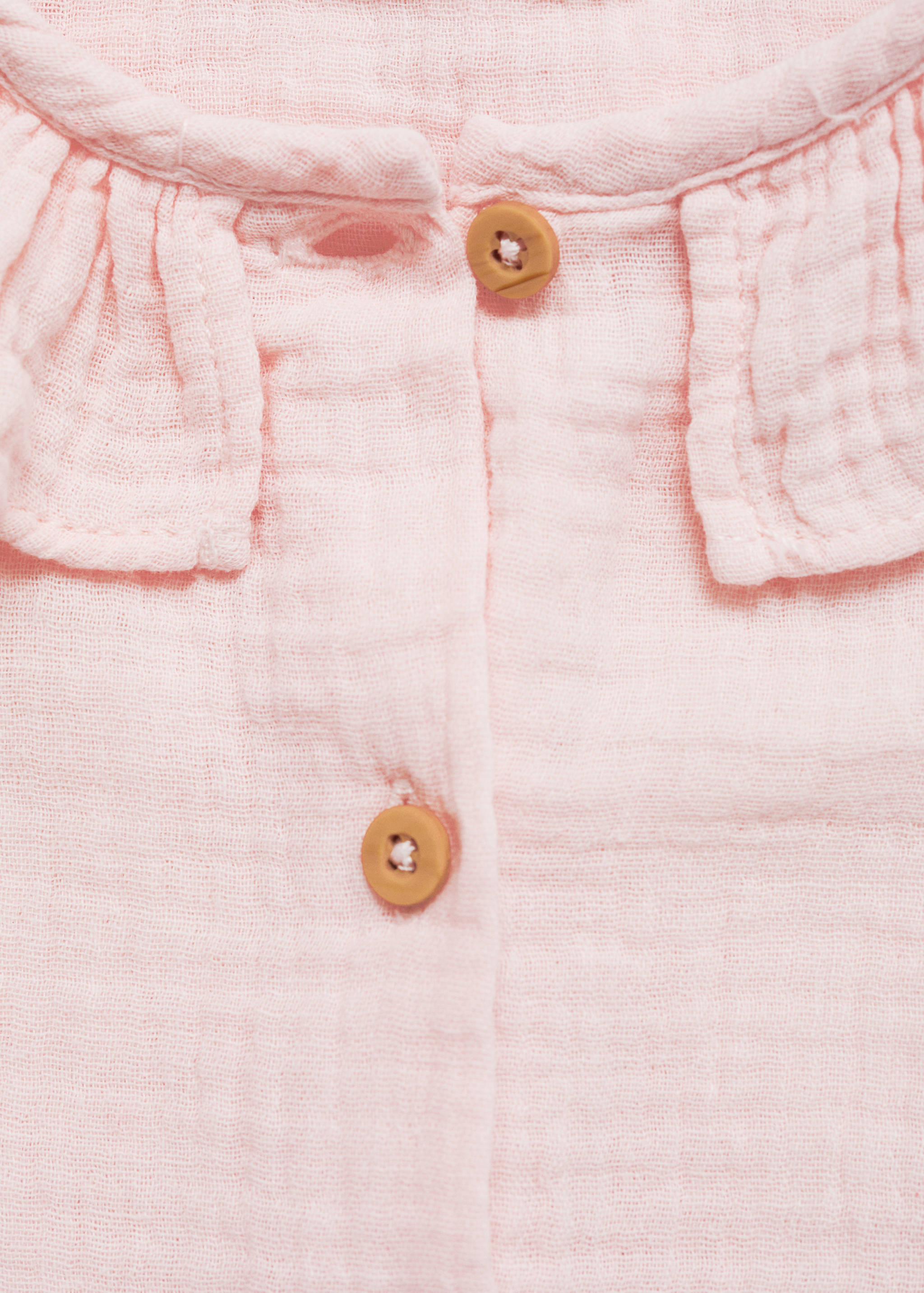 Cheesecloth cotton blouse - Details of the article 0